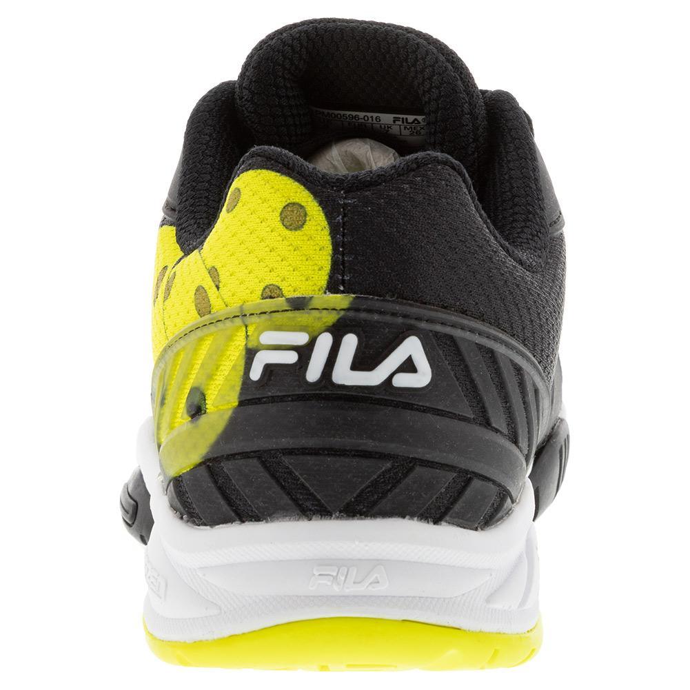 **Best Men's Volley Zone Pickleball Shoes for Indoor & Outdoor Play - Lightweight, Non-Slip, Breathable Black & White Court Sneakers - Perfect for Pickleball, Tennis, and Casual Wear**