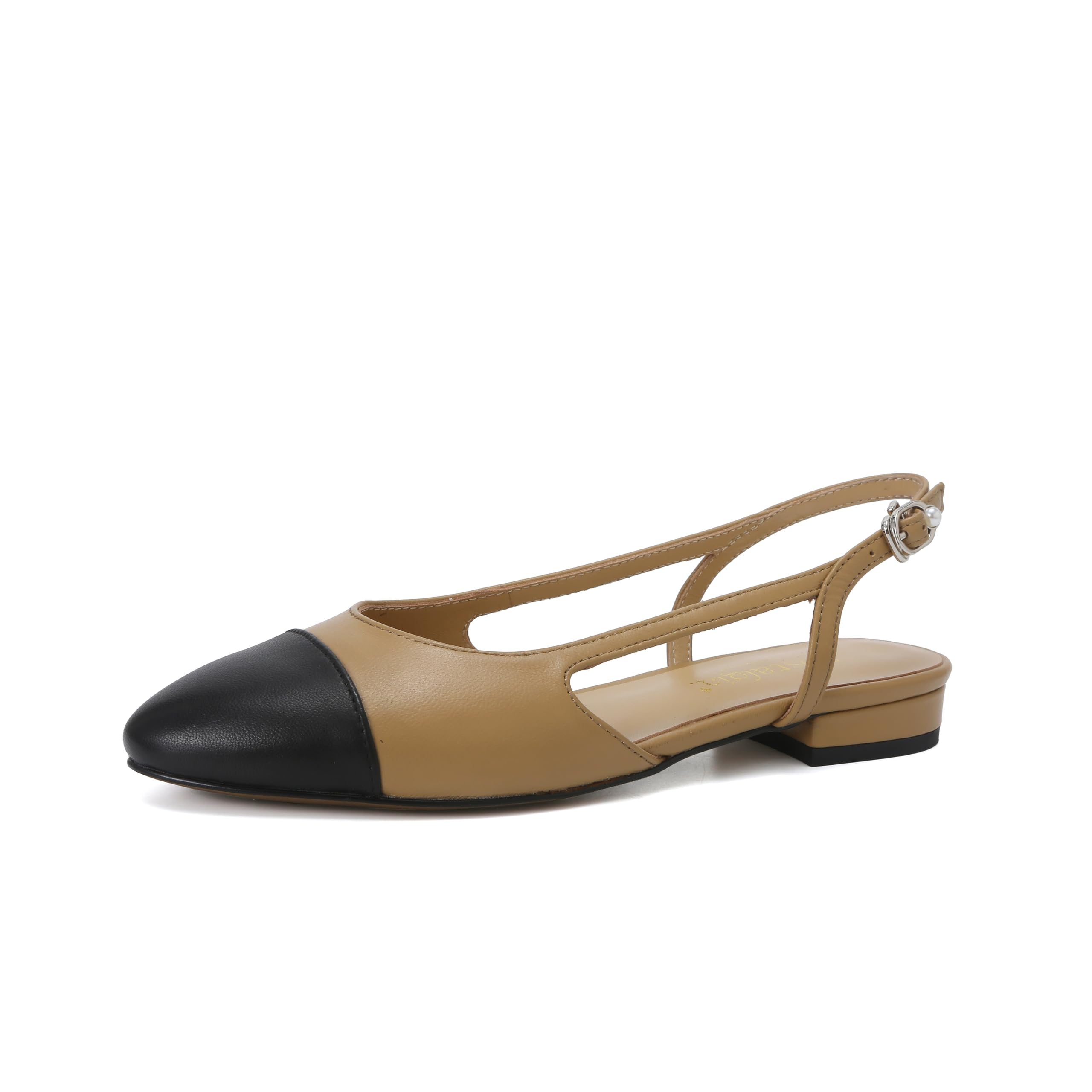 Chic Serenity Genuine Lambskin Strap Flats - Women's Comfortable Casual Loafers for Work, Travel & Everyday Wear