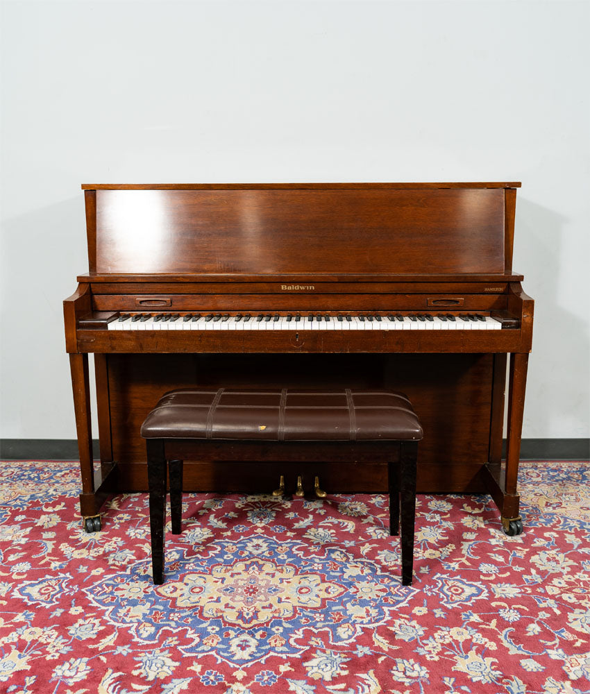 Baldwin 243HPM Upright Piano in Mahogany Finish - Premium Used Piano with Serial Number 469595 | Perfect for Home, Studio & Music Classrooms