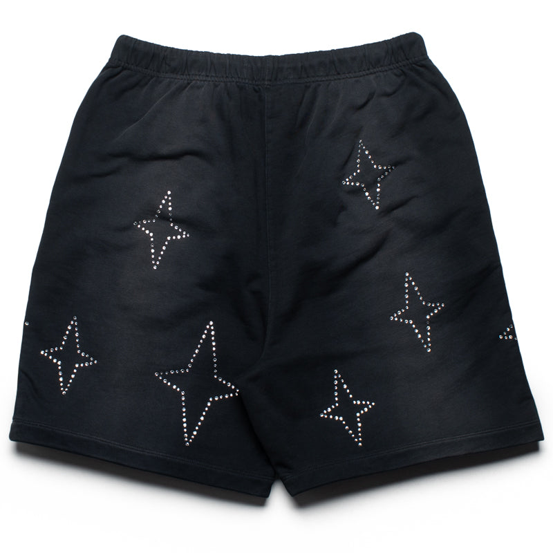 Purple Brand Stacked Crystal Stars Short Sleeve T-Shirt - Black | Trendy Fashion Top for Women | Perfect for Casual Wear, Parties & Everyday Outfits