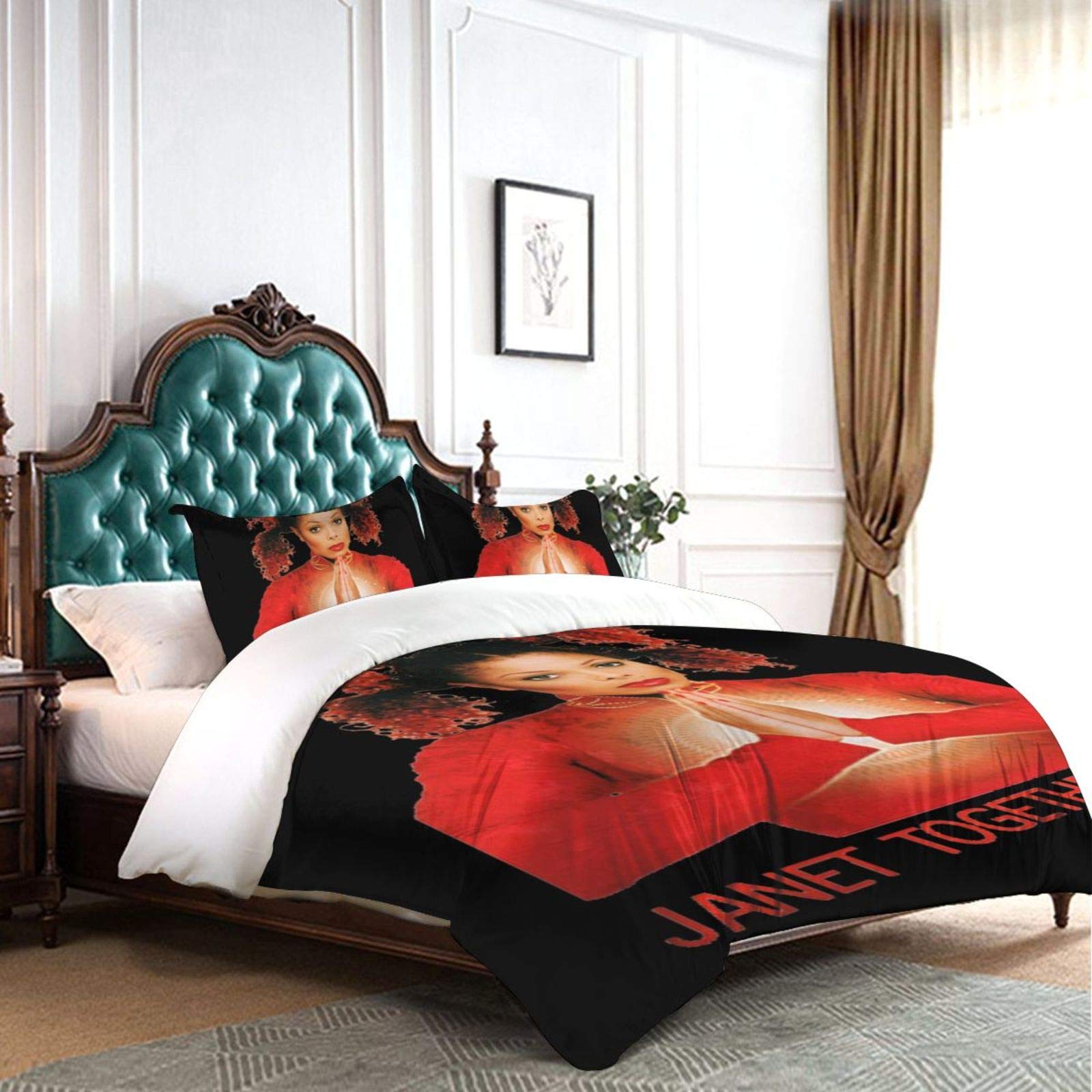 3-Piece Full Size Quilt Cover Set with 2 Pillowcases (20