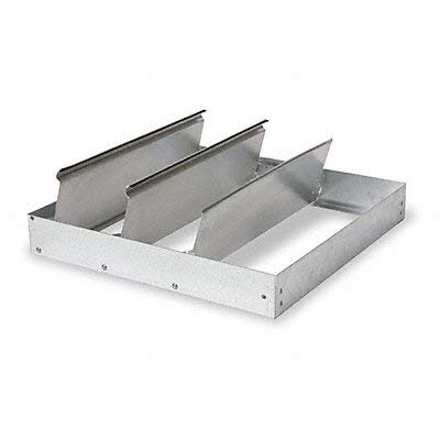Square HVAC Damper for Vertical or Horizontal Mounting - 23 3/4 Inch - Perfect for Home & Commercial Air Duct Systems