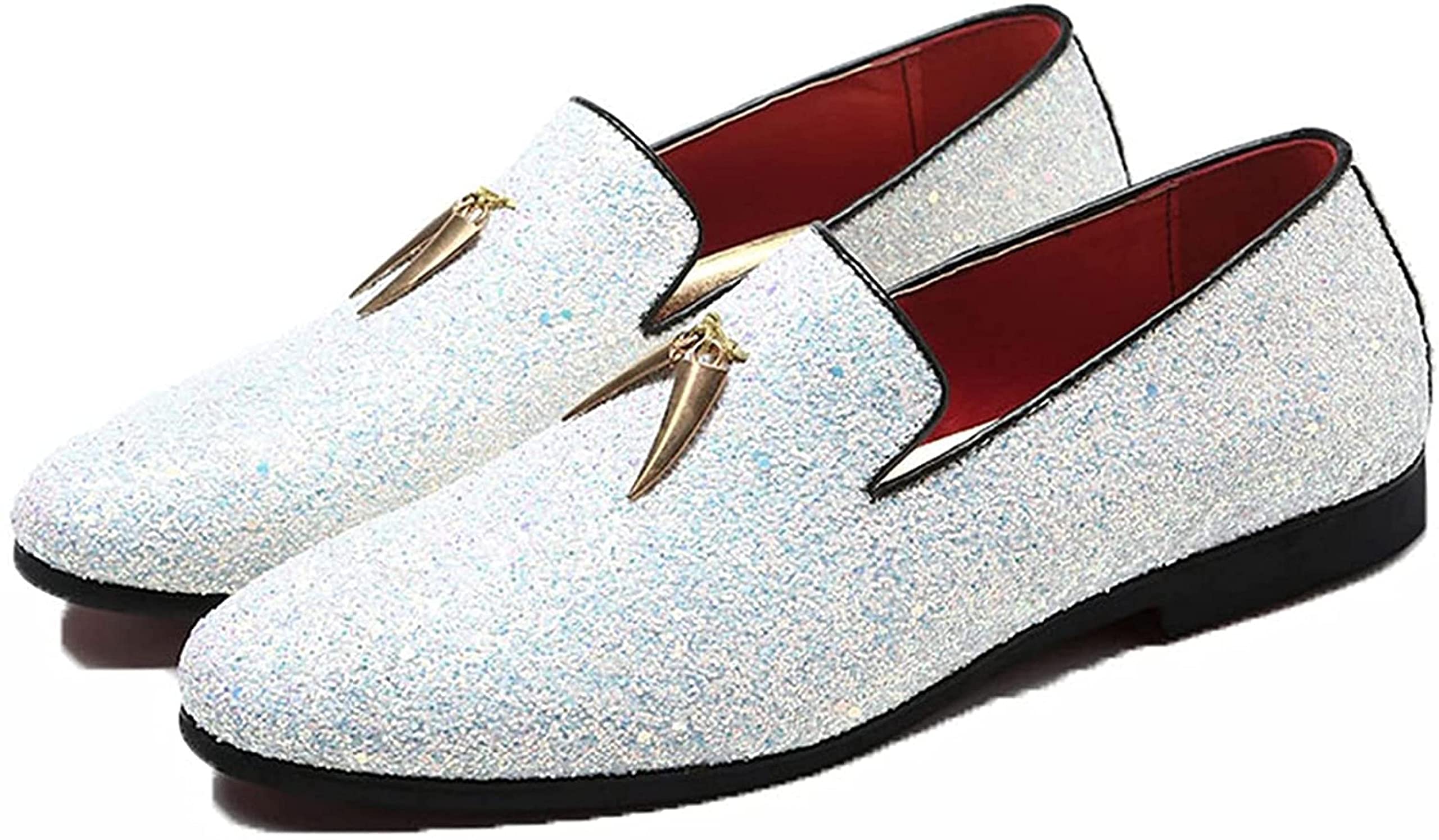 Samtiny Men's Business Casual Shoes - Durable Solid Color Pointed Toe Dress Shoes for Wedding, Party & Office Wear | Comfortable & Stylish for Formal Events & Daily Use