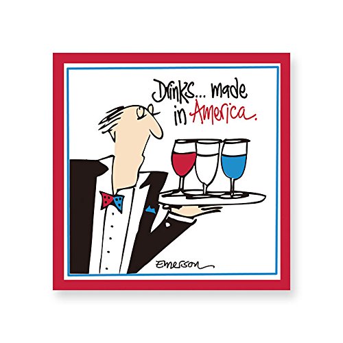 Premium American-Made Cocktail Napkins - Vibrant Multicolor Set for Parties, Weddings & Home Entertaining | Elegant Drink Coasters for Bars, Restaurants & Special Events