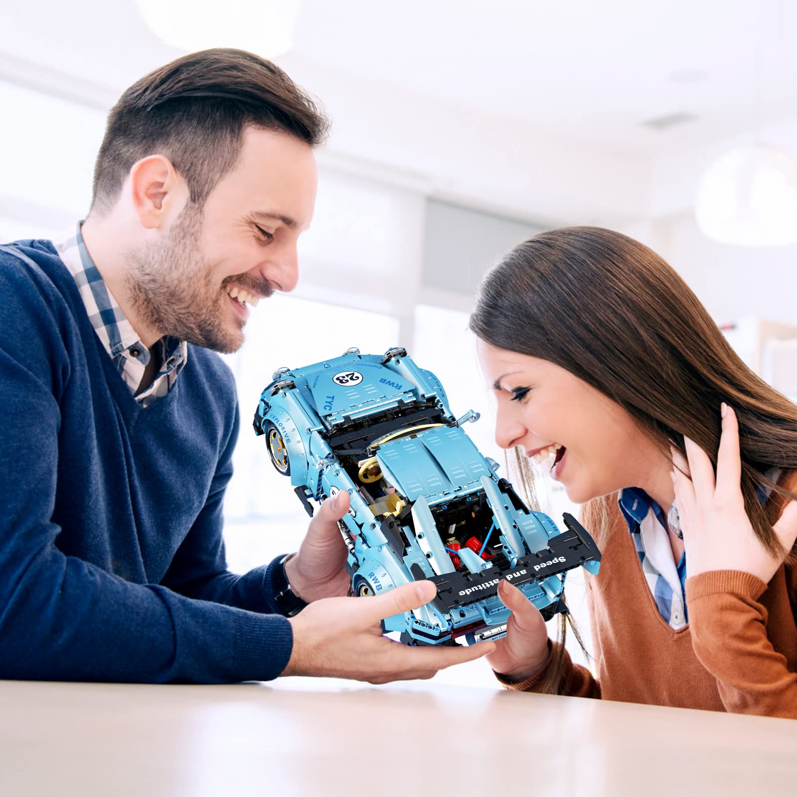 JMBricklayer Technic 60128 Building Blocks Kit - Advanced Construction Car Model for Adults & Teens (Ages 10-16) | Super Sports Car Toy for Boys | Perfect STEM Gift for Car Enthusiasts & Collectors | Great for Display, DIY Projects & Creative Play