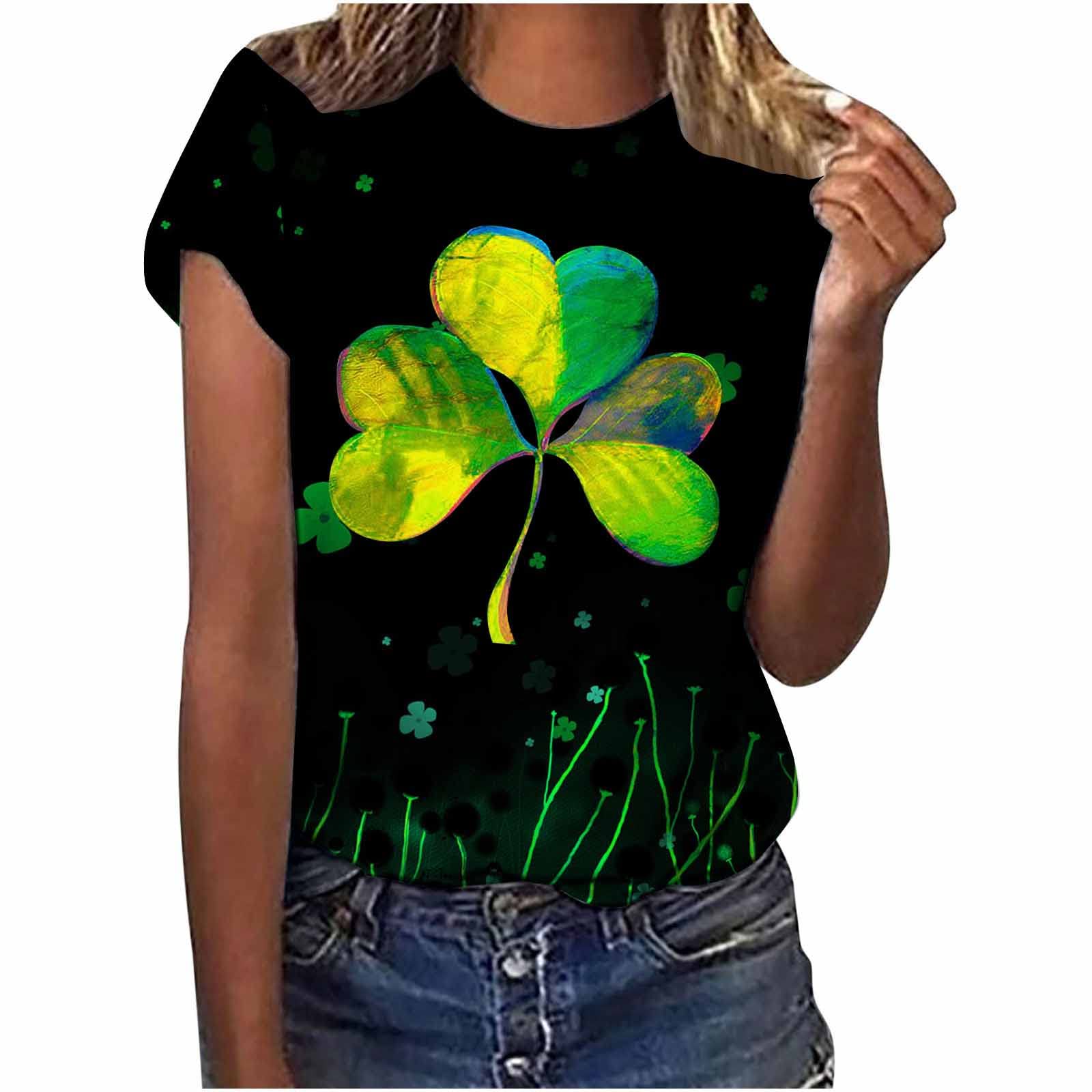 Funny St. Patrick's Day Printed Women's T-Shirt - Casual Loose Fit White Blouse with Graphic Design | Most Wished for Choice | Perfect for St. Patrick's Day Parties, Casual Outings & Everyday Wear