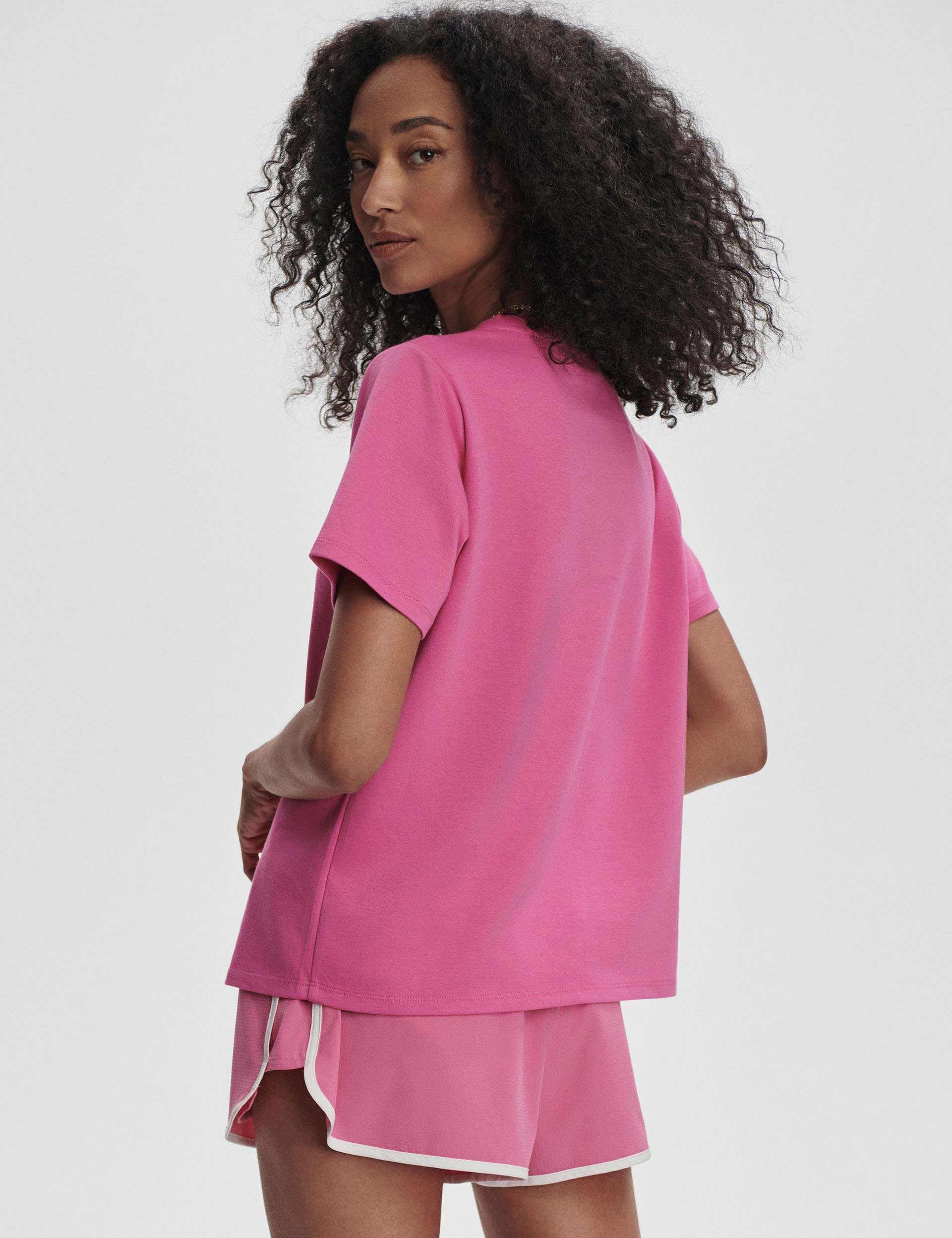 Coventry Branded T-Shirt - Soft Cotton Ibis Rose Color - Perfect for Casual Wear & Street Style Fashion