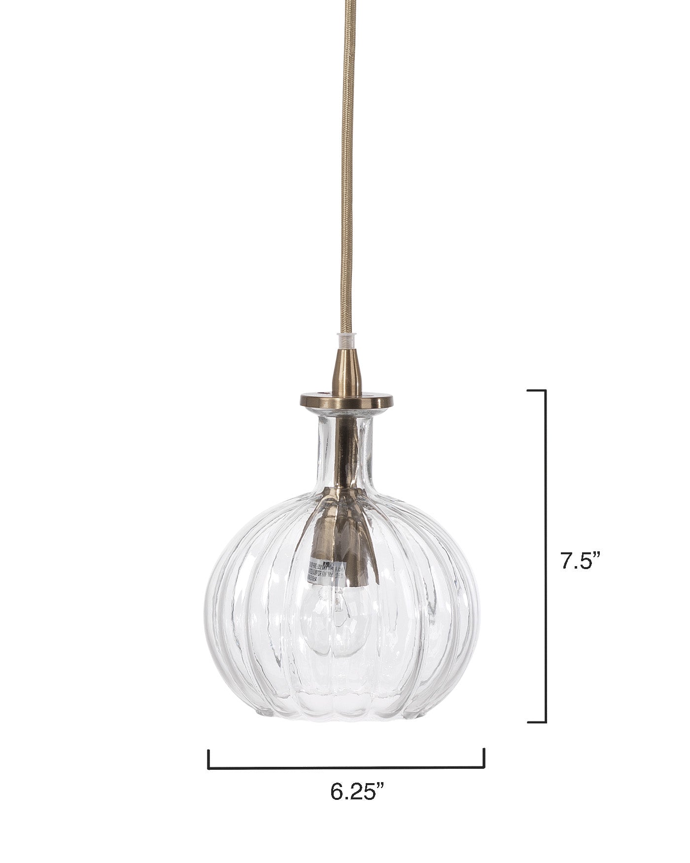 Sophia Carafe Pendant - Elegant Glass Water Bottle with Lid for Home, Office & Travel | Perfect for Water, Juice & Beverage Storage
