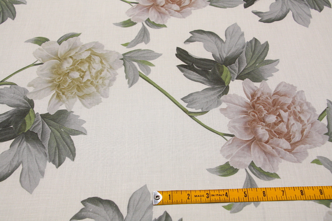 Stylish Cara Mia Printed Linen Fabric - Perfect for Home Decor, DIY Crafts & Fashion Accessories