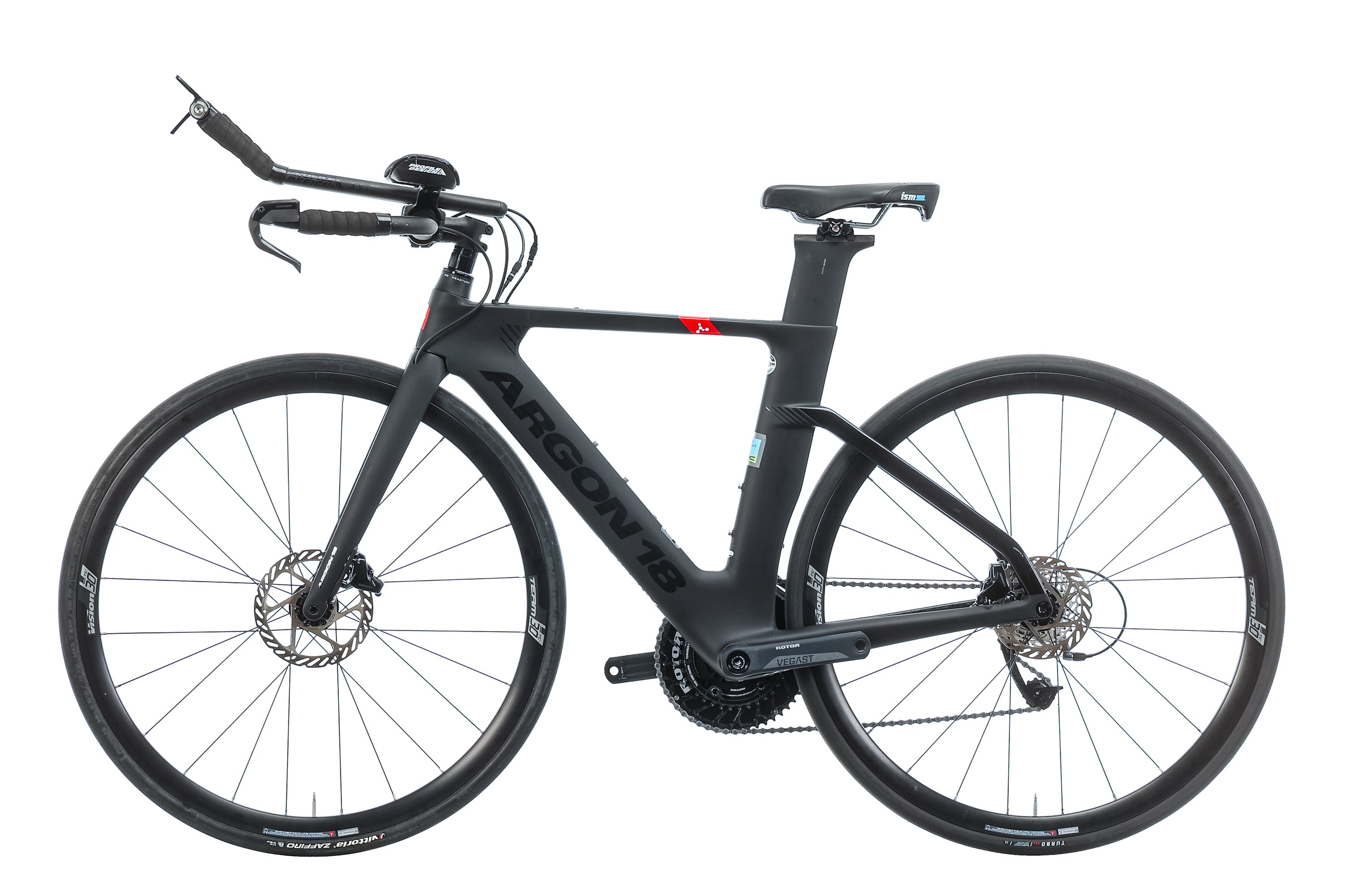 Argon 18 E-117 TRI Disc Time Trial Bike 2021 - X Small Size | Lightweight Carbon Frame for Triathlon & Road Racing | Perfect for Competitive Cyclists & Endurance Training