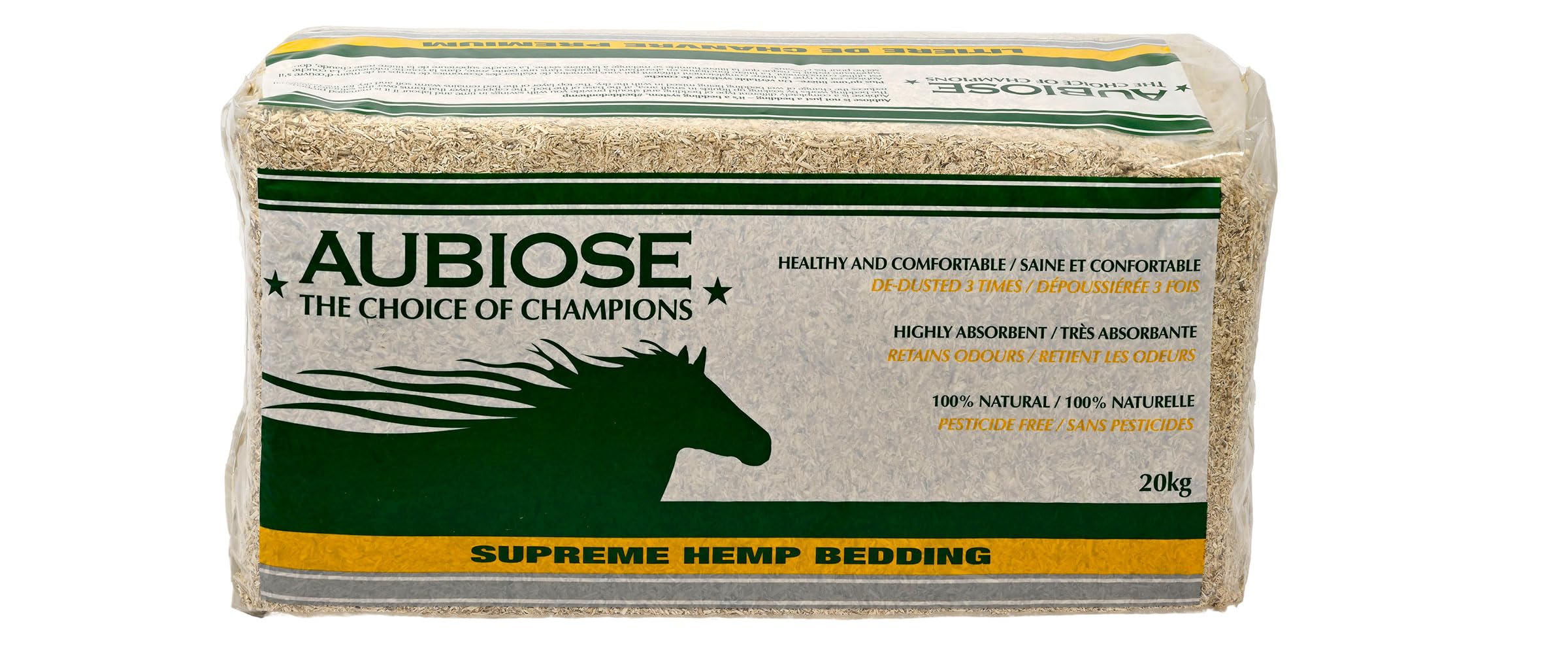 Premium French Hemp Bedding - 44lb Jumbo Bulk Bag | Ultra Low Dust Wood Shavings for Horses, Chickens, Small Pets (Rats, Guinea Pigs, Rabbits) & Reptiles | Ideal for Chicken Coops, Stables & Small Animal Cages | Natural, Absorbent & Odor Control Pet Bedding