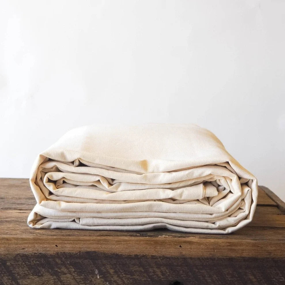 Organic Hemp Cotton Quilt Cover Set - Single Size, Breathable & Eco-Friendly Bedding for Cozy Sleep | Perfect for Home, Hotel, and Guest Room Use