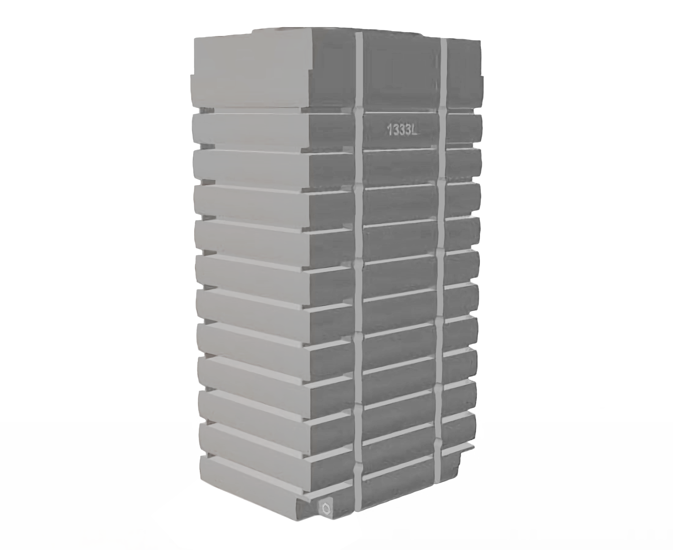 1333L Fat Thin Tank - High Capacity Water Storage for Home, RV, Camping & Emergency Preparedness