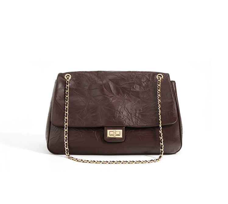 Soft Chain Strap Shoulder Bag for Women - Stylish Crossbody Purse with Adjustable Leather Strap, Perfect for Work, Travel & Evening Out