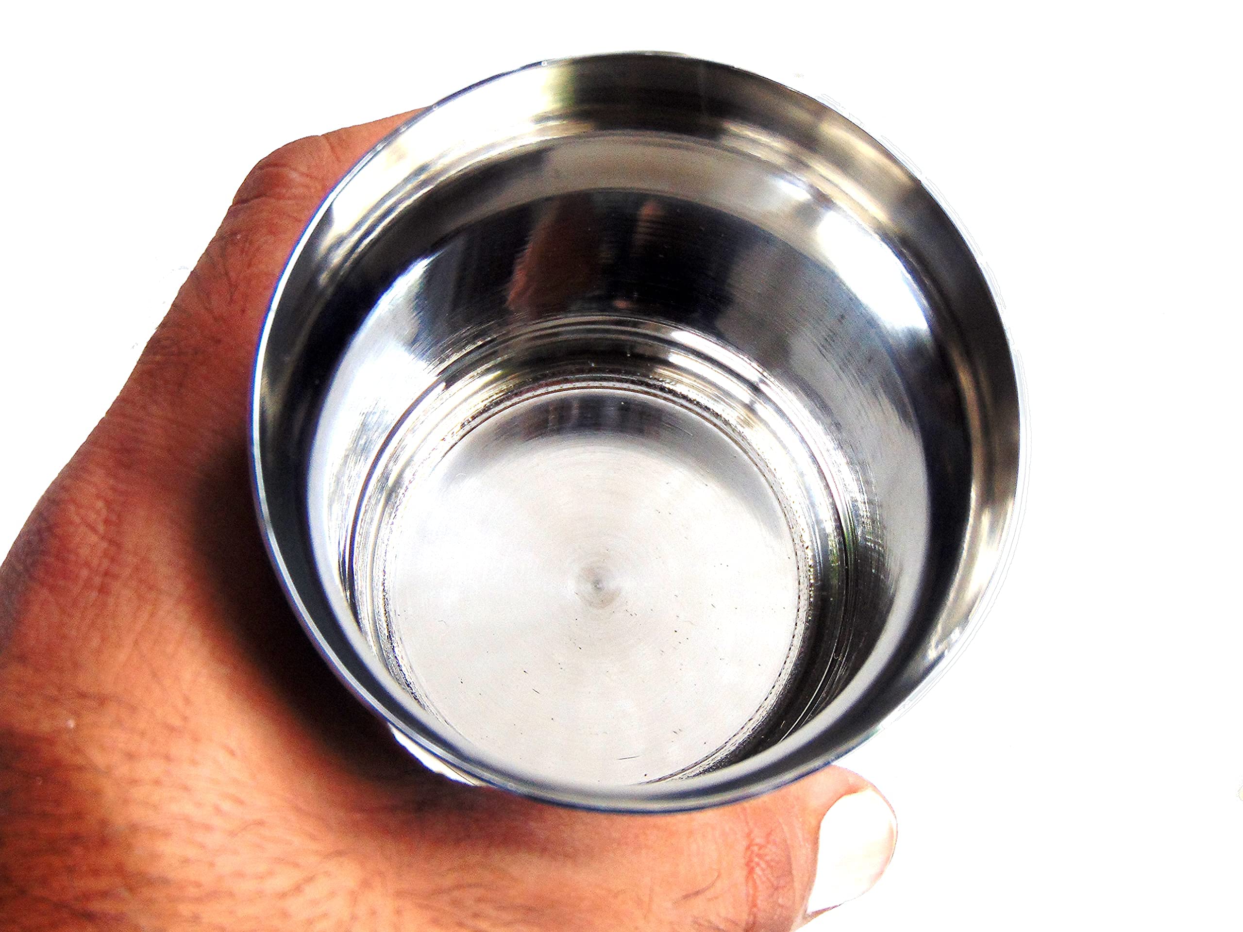 Premium 12 oz Stainless Steel Cups (6 Pack) - Mirror Finish Metal Drinking Glasses, BPA-Free Stackable Tumblers for Home, Kitchen, Restaurants & Outdoor Camping, Picnics, BBQs, and Parties