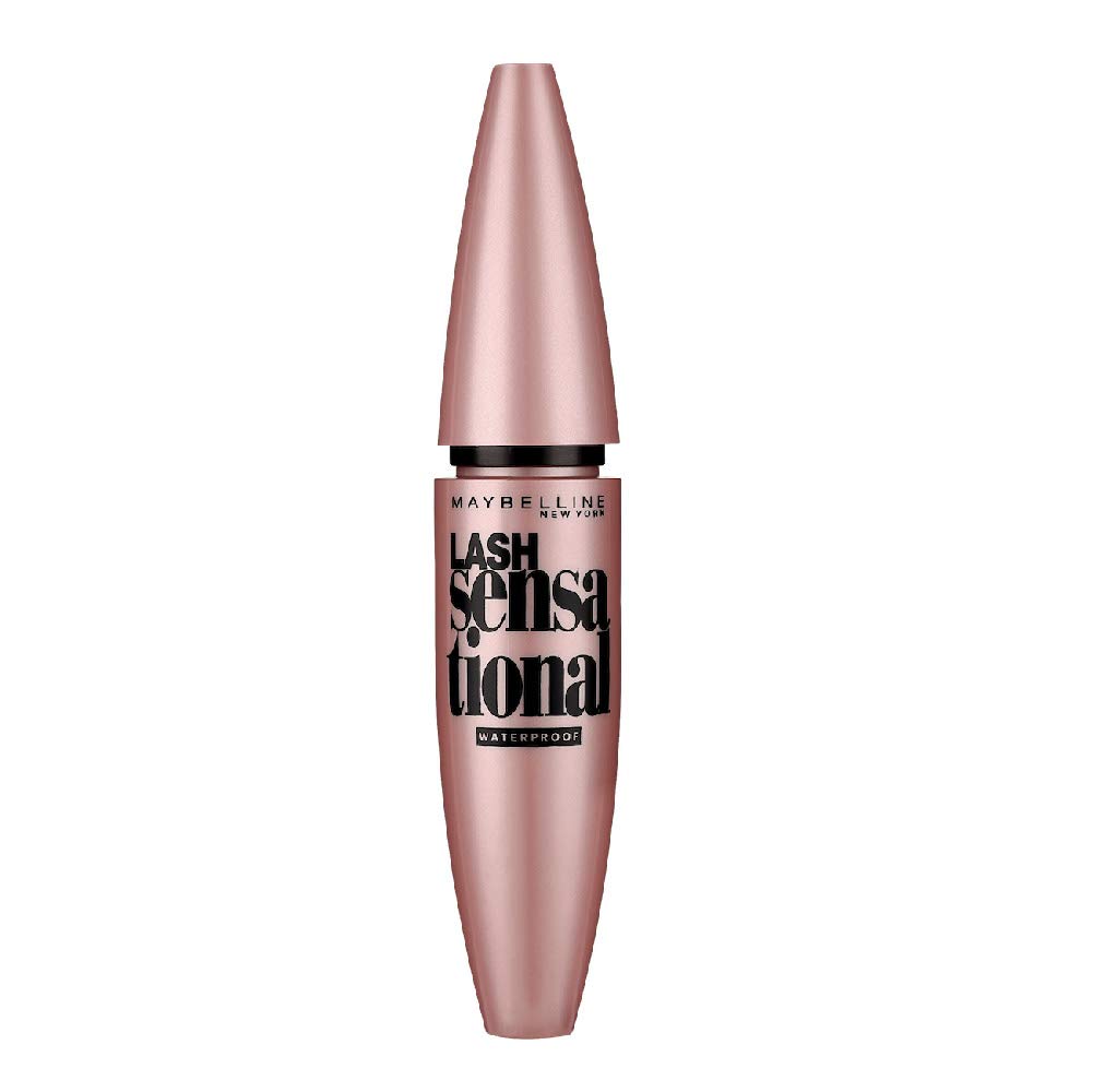 Maybelline New York Hypercurl Waterproof Mascara & Lash Sensational Waterproof Mascara - Black (9.2ml & 10ml) - Volumizing, Lengthening for All-Day Wear - Perfect for Weddings, Swimming & Special Occasions