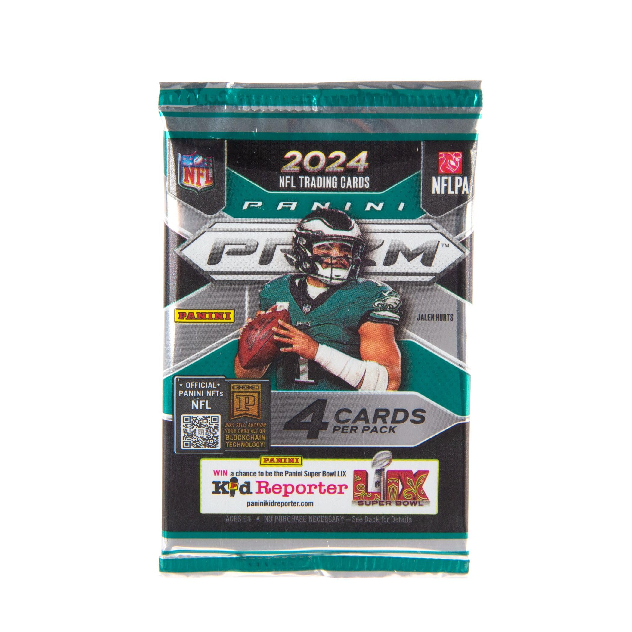 2024 Panini PRIZM NFL Football Trading Cards 24-Count Retail Box - Collectible Trading Cards for NFL Fans, Perfect for Trading, Collecting and Gifting