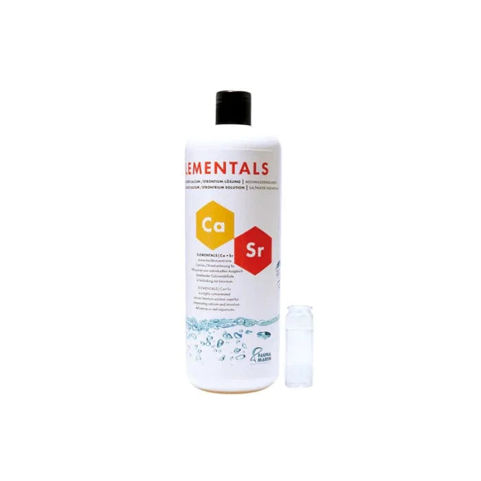 Fauna Marin ELEMENTALS Ca/Sr Calcium Strontium Supplement for Marine Aquariums - Essential Coral Growth & Reef Tank Health