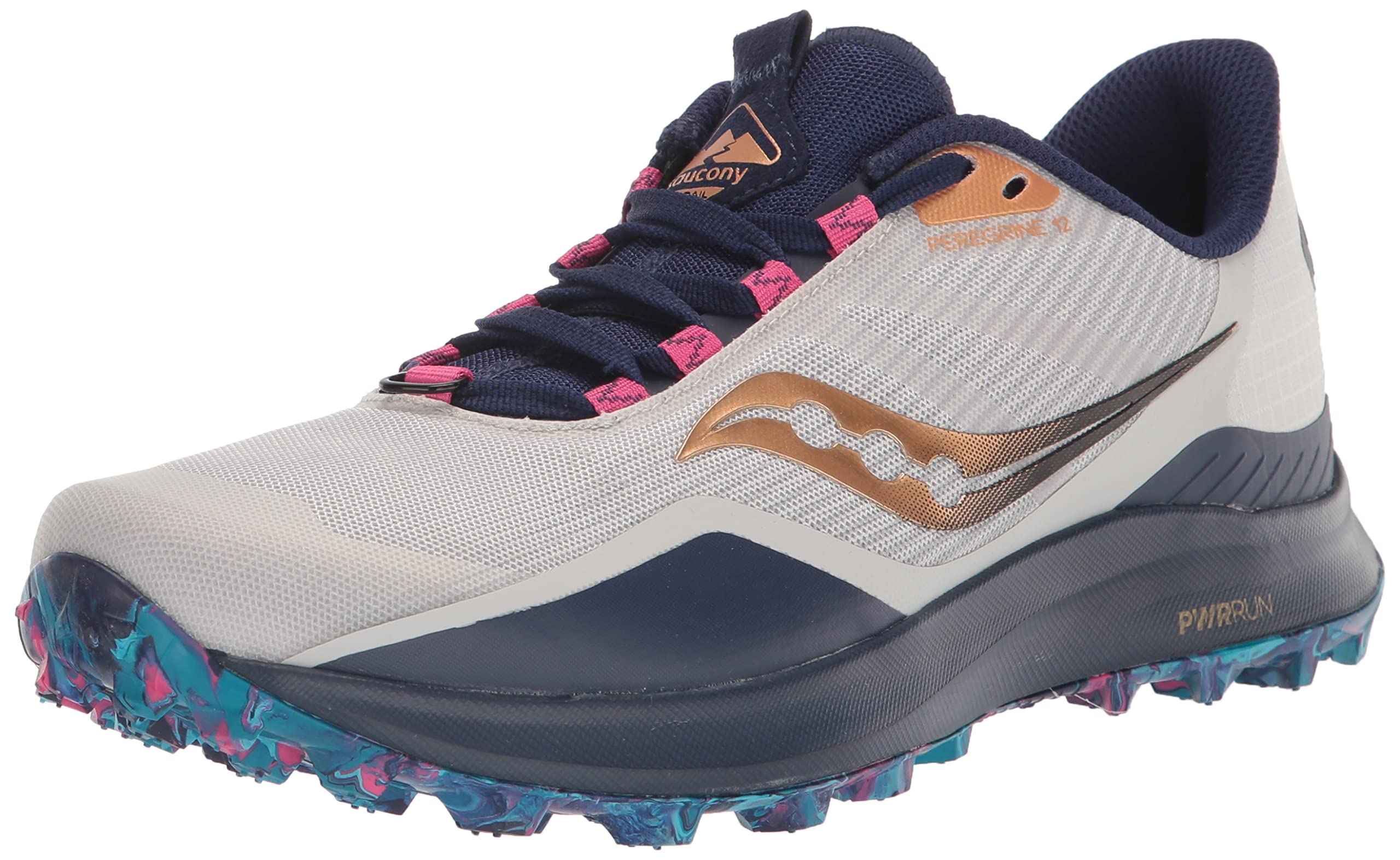 Saucony Women's Peregrine 12 Trail Running Shoes - Lightweight Hiking & Outdoor Adventure Footwear for Women | Perfect for Trail Running, Hiking & Rocky Terrain