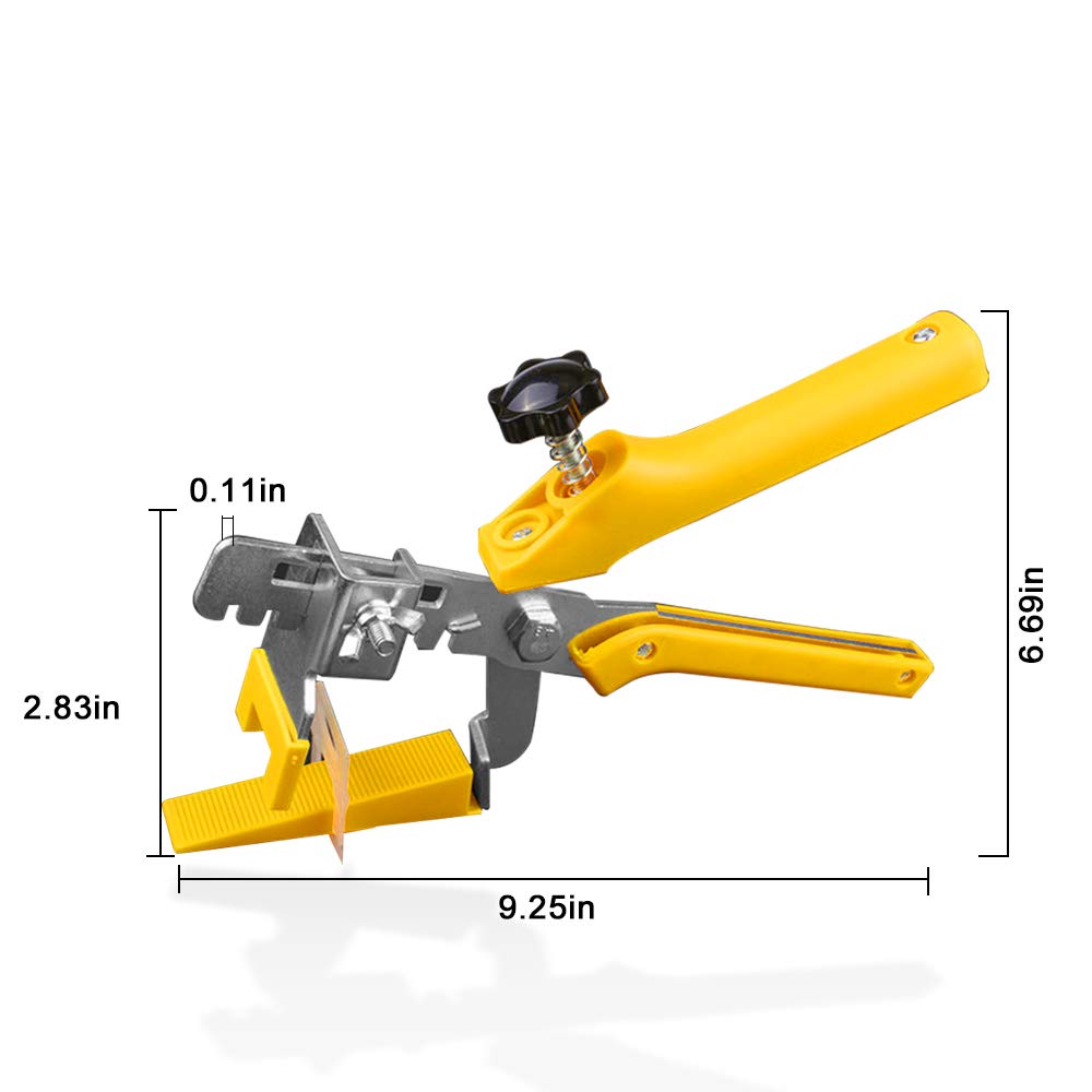 **Adjustable Tile Leveling System with 6 Gears - Professional Tile Pliers & Locator for Wall & Floor Installation (1 Pack) - Perfect for DIY Home Renovation & Professional Tiling Projects**