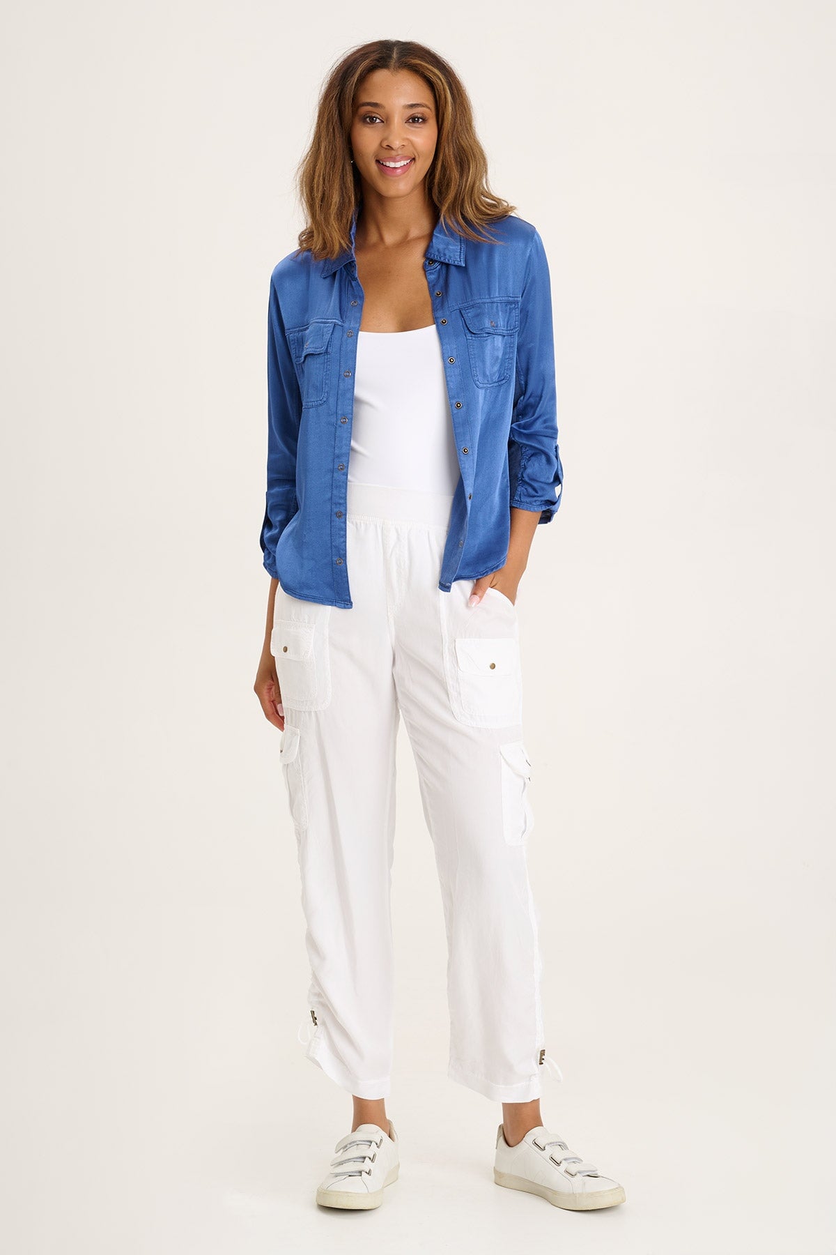 Sedgwick Snap Up - Stylish and Comfortable Women's Casual Shirt for Everyday Wear | Perfect for Work, Outings, and Relaxing at Home