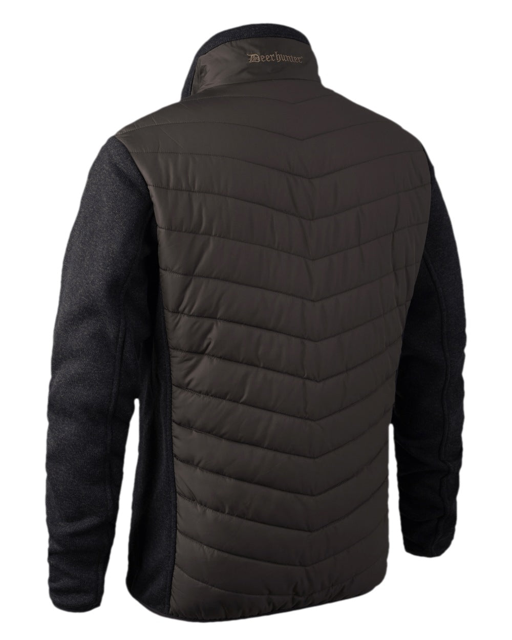 Deerhunter Moor Padded Jacket with Knitted Sleeves - Warm Winter Coat for Outdoor Hunting & Hiking | Water-Resistant Insulated Jacket for Men