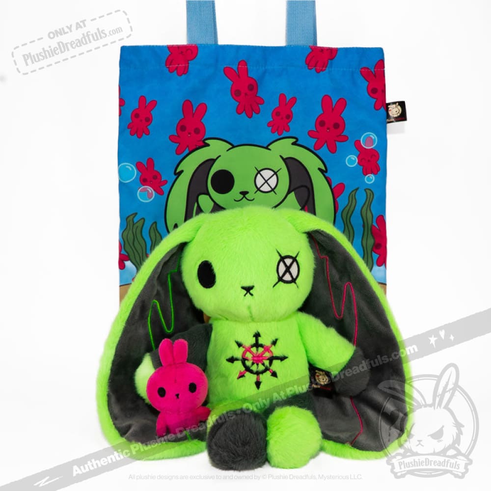 Plushie Dreadfuls ADHD Rabbit Extra Chaos Edition - Soft Stuffed Animal Toy for Kids & Adults | Perfect for Anxiety Relief, ADHD Support & Emotional Comfort