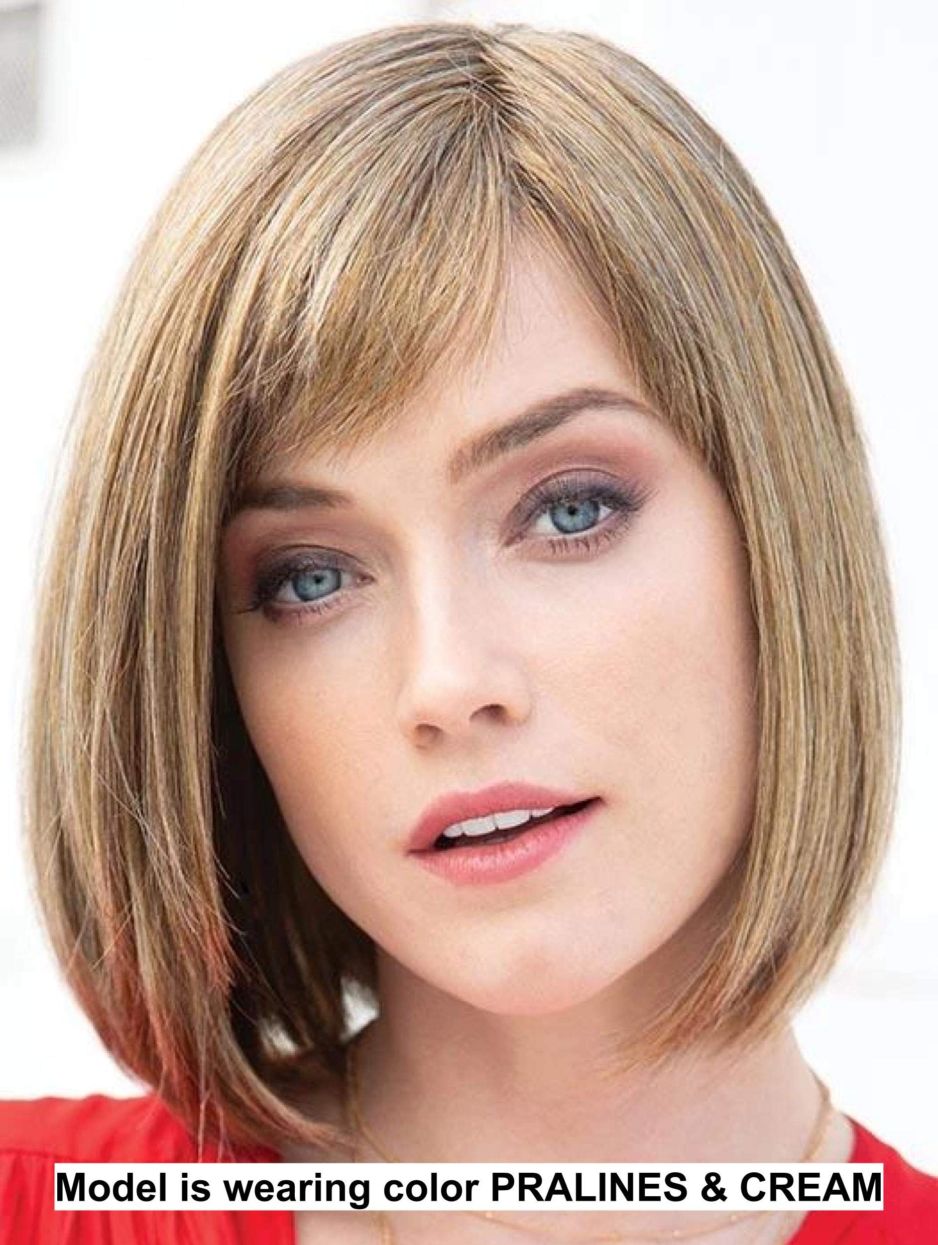 Rene Paris Petite Portia Wig & Christy's Wigs Q&A Booklet Bundle - Auburn Sugar Rooted Color - Perfect for Cosplay, Costume Parties & Everyday Wear