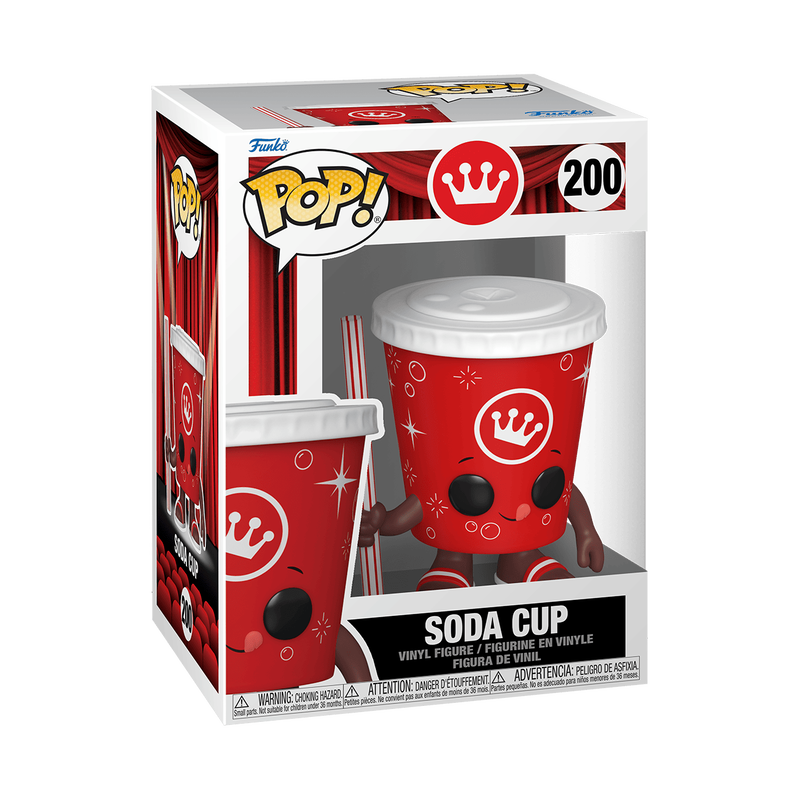 Funko Pop Soda Cup Theaters 200 with Protector - Collectible Vinyl Figure for Movie Fans & Pop Culture Enthusiasts - Perfect for Display, Gifting, and Home Decor
