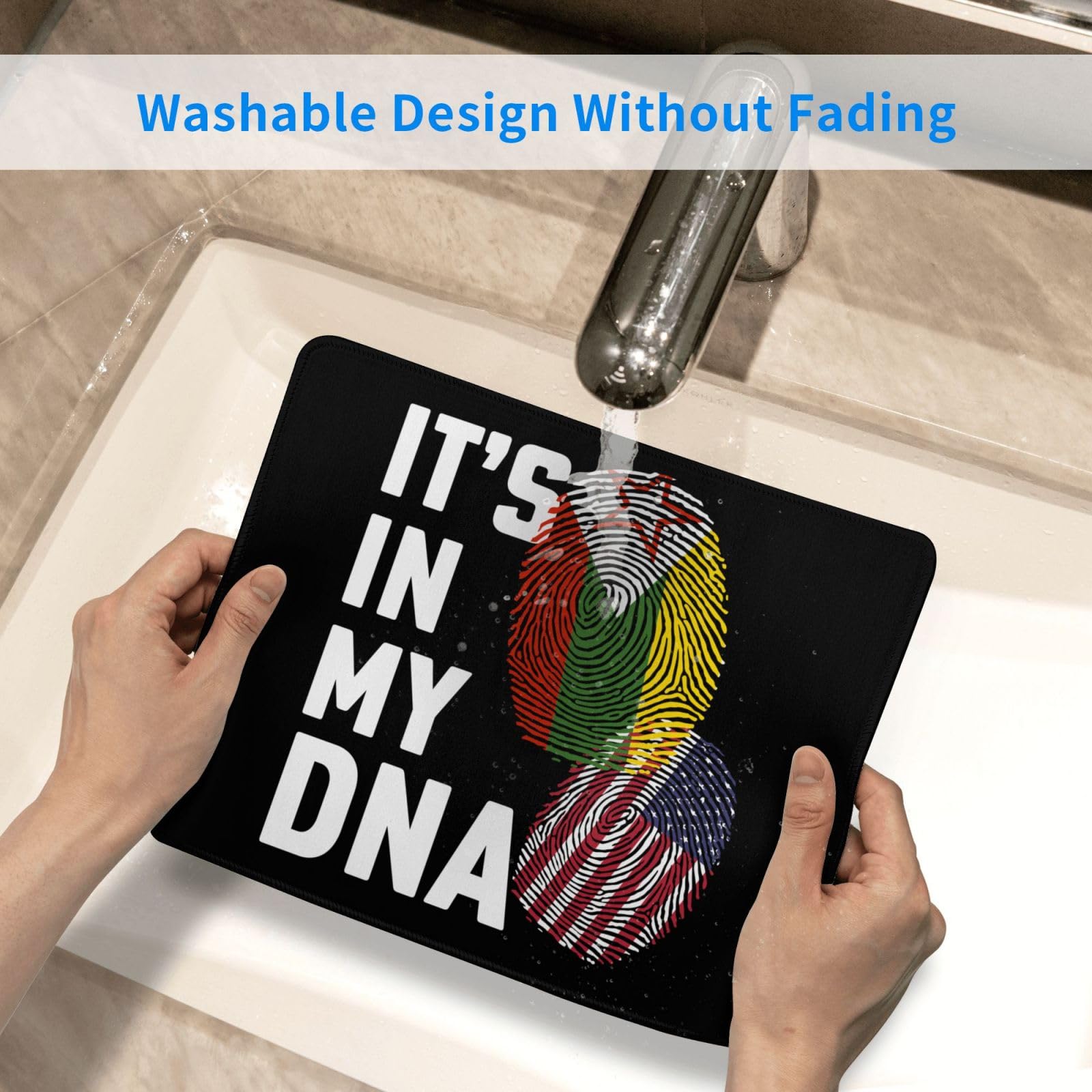 Shan State National Army DNA Design Mouse Pad - Waterproof, Non-Slip Rubber Base, 10x12 Inch - Perfect for Office, Gaming & Laptop Use