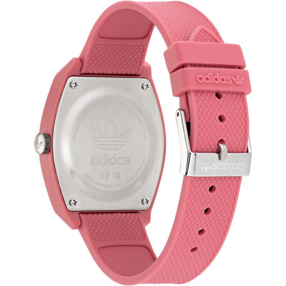Adidas Women's AOST22036 Pink Plastic/Resin Strap Watch - Stylish & Durable for Everyday Wear, Sports & Casual Outfits