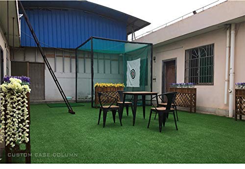 INTSUPERMAI Portable Foldable Golf Hitting Cage - Golf Training Net for Indoor/Outdoor Practice | Perfect for Backyard, Driving Range & Home Use