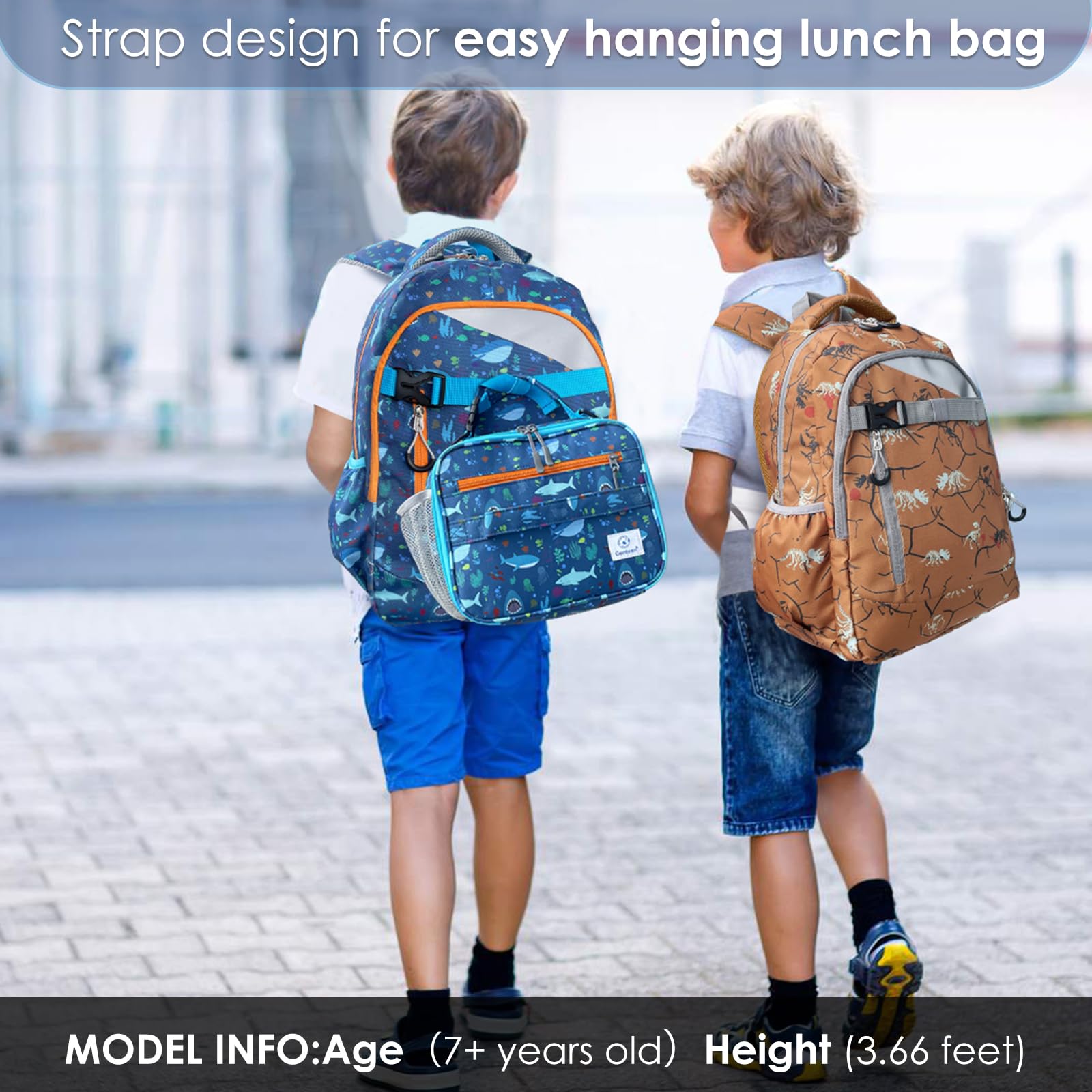 Dinosaur Kids Backpack for Boys - Lightweight School Bag with Laptop Compartment for Elementary & Middle School Students | Perfect for Daily Use, Travel & Outdoor Activities