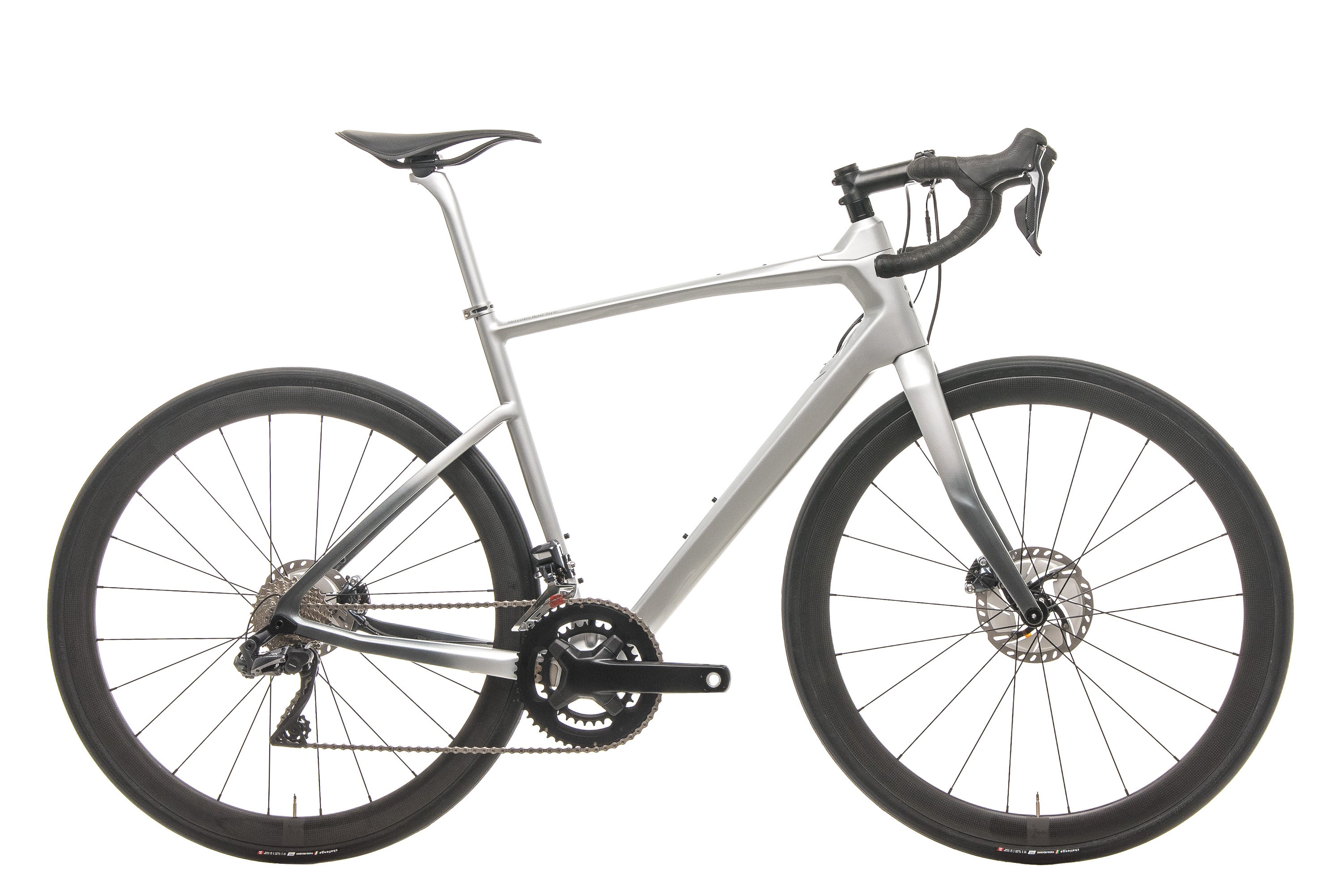 Argon 18 Krypton GF Disc Di2 Road Bike - Mercedes Benz Inspired Silver Finish - 2019 Model Medium Size | Perfect for Racing, Commuting & Long-Distance Cycling