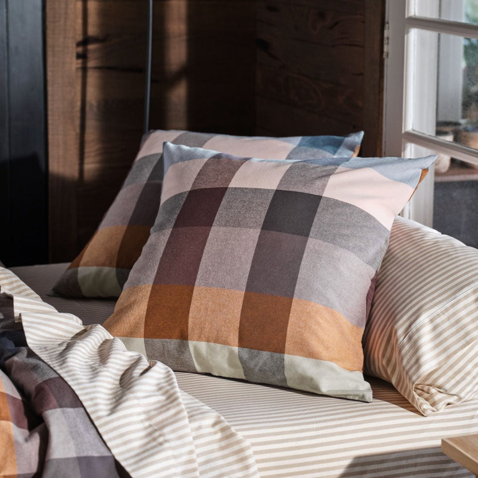 Premium Eastwood Navy European Pillowcase Set by Linen House - Soft Luxury Bedding for Master Bedroom & Guest Room Decor