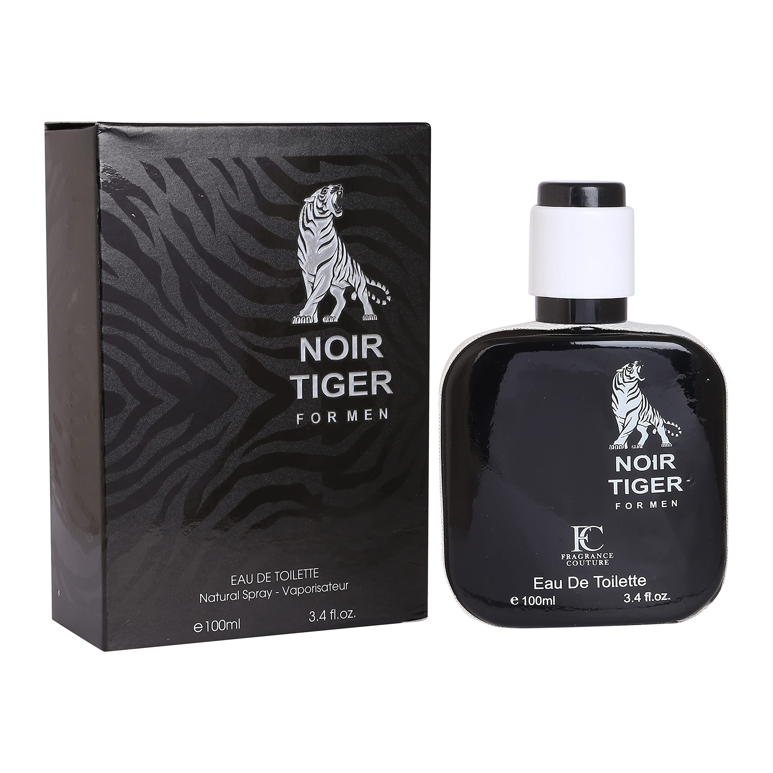 TIGER - NOIR Men's Cologne 3.4 Oz | Premium Fragrance for Men | Date Night & Special Occasions