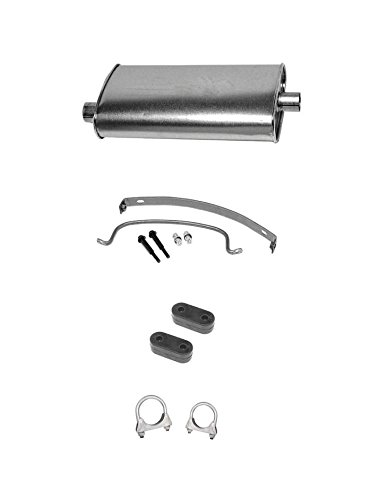 91-95 Dodge Grand Caravan & Voyager Replacement Muffler with Bracket Clamps & Supports - Direct Fit Exhaust System for Smooth & Quiet Ride - Perfect for Highway Commuting & Family Road Trips