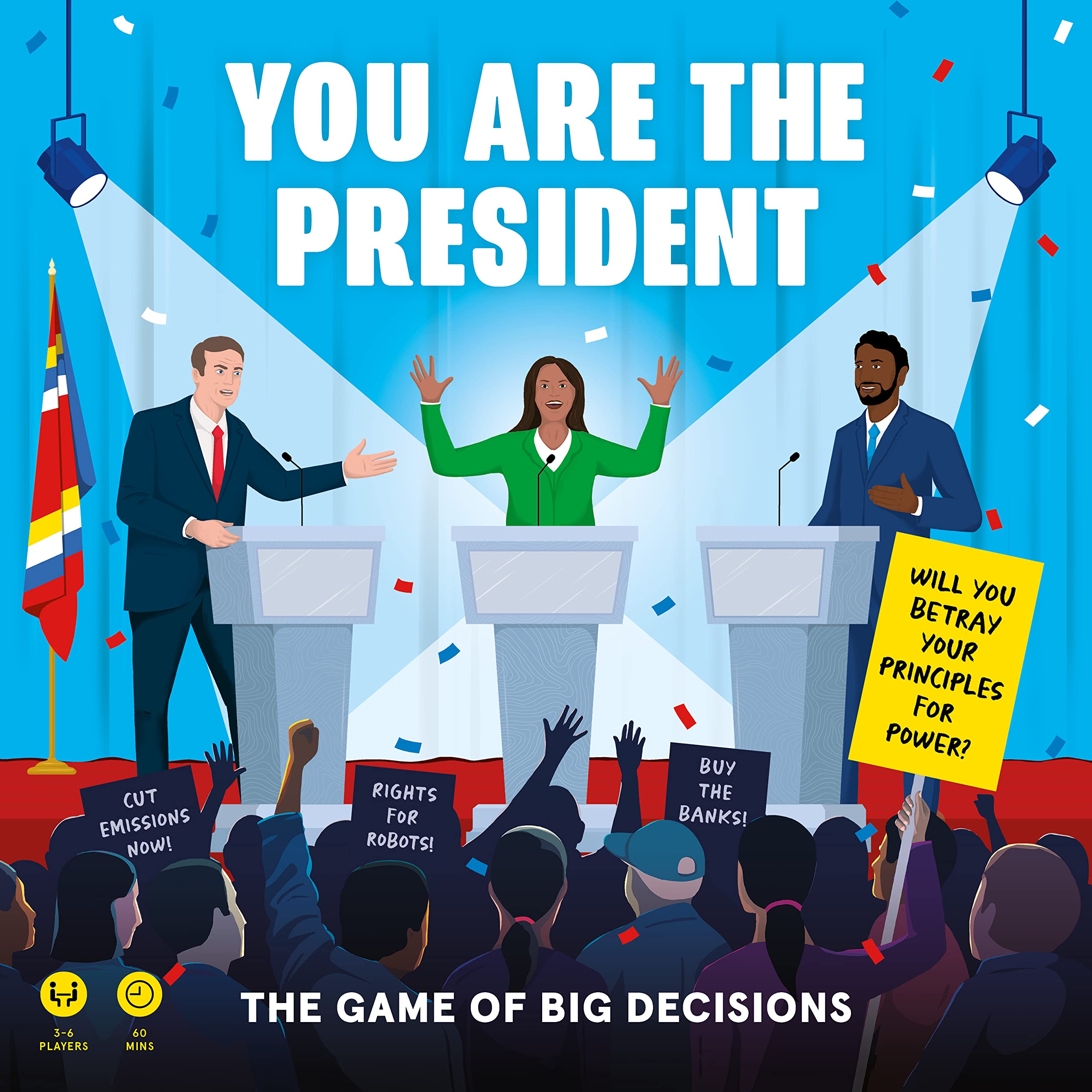 You Are The President - Strategic Decision-Making Board Game for Adults & Teens | Fun Political Simulation Game for Parties & Family Game Nights | Laurence King Publishing