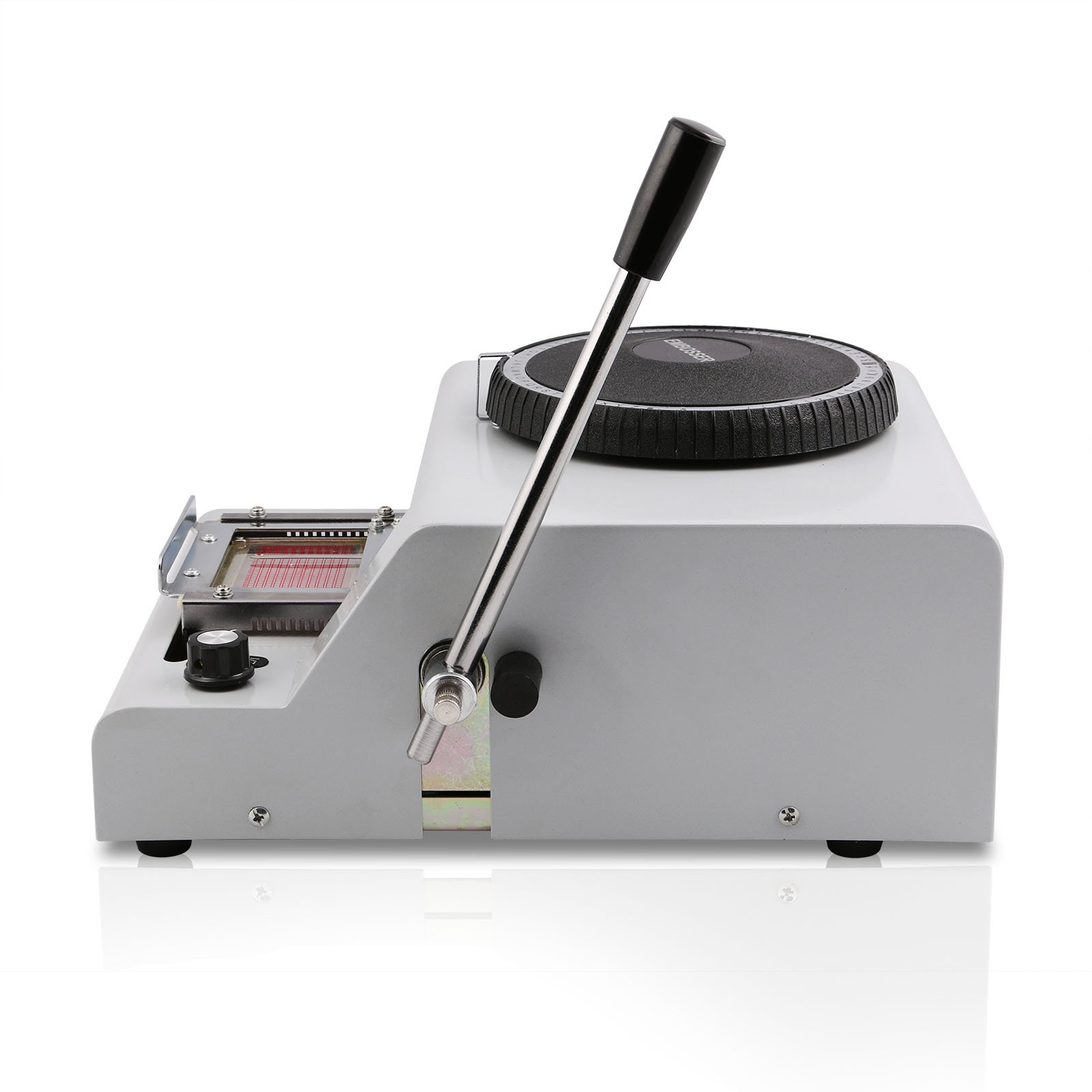 VEVOR Card Embosser Machine - 72 Character Embossing Tool for ID, Credit & Membership Cards | Perfect for Office, School & Business Security Use