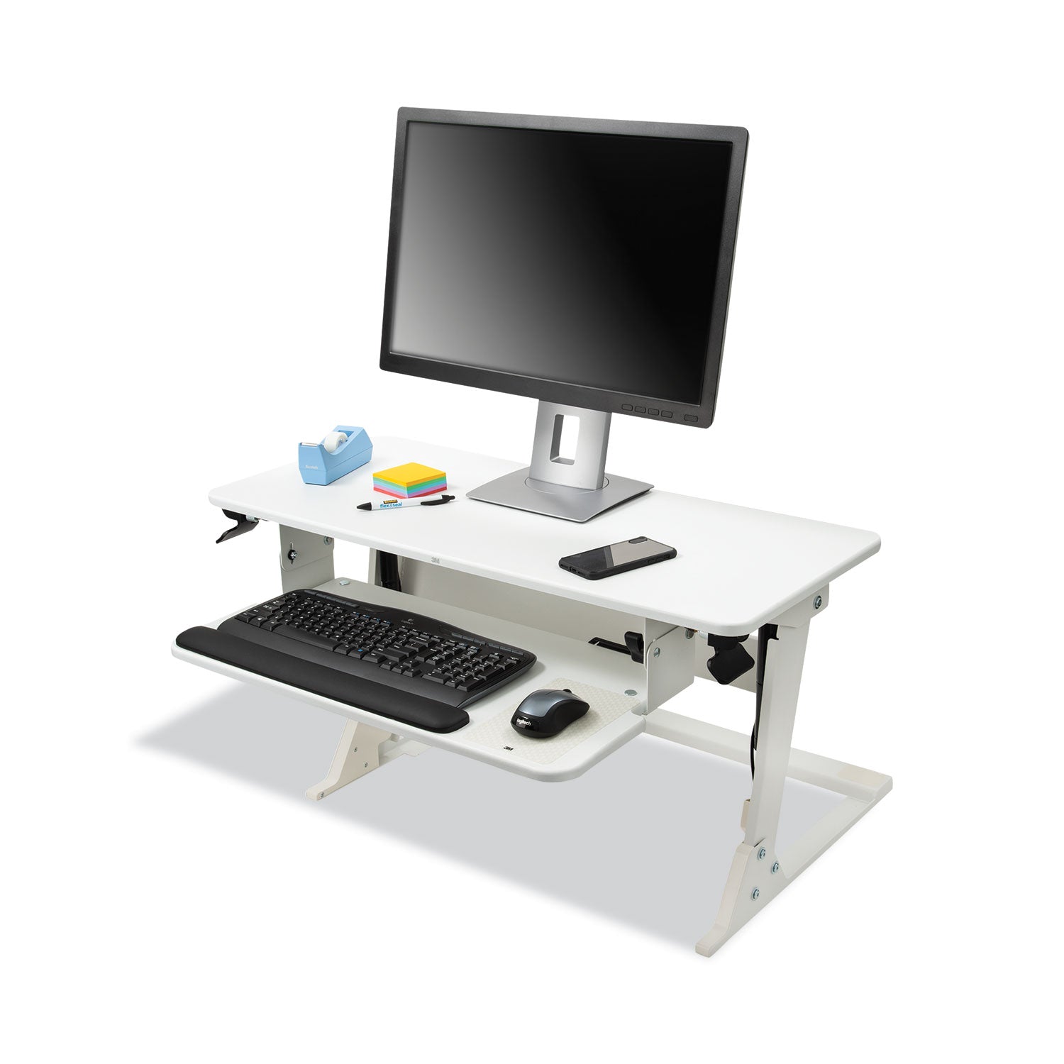 3M™ Precision Adjustable Height Standing Desk - 35.4