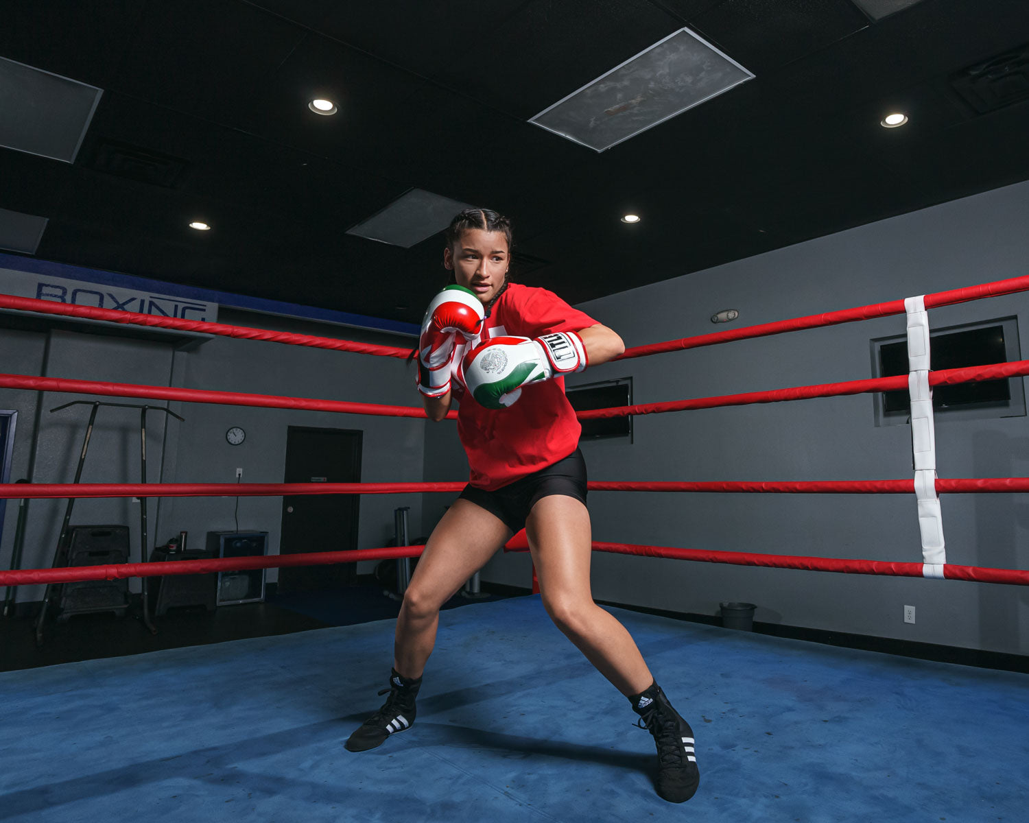 TITLE Boxing Infused Foam El Combate Mexico Training Boxing Gloves - Premium MMA & Kickboxing Gloves for Men & Women - Perfect for Sparring, Bag Work & Fitness Training