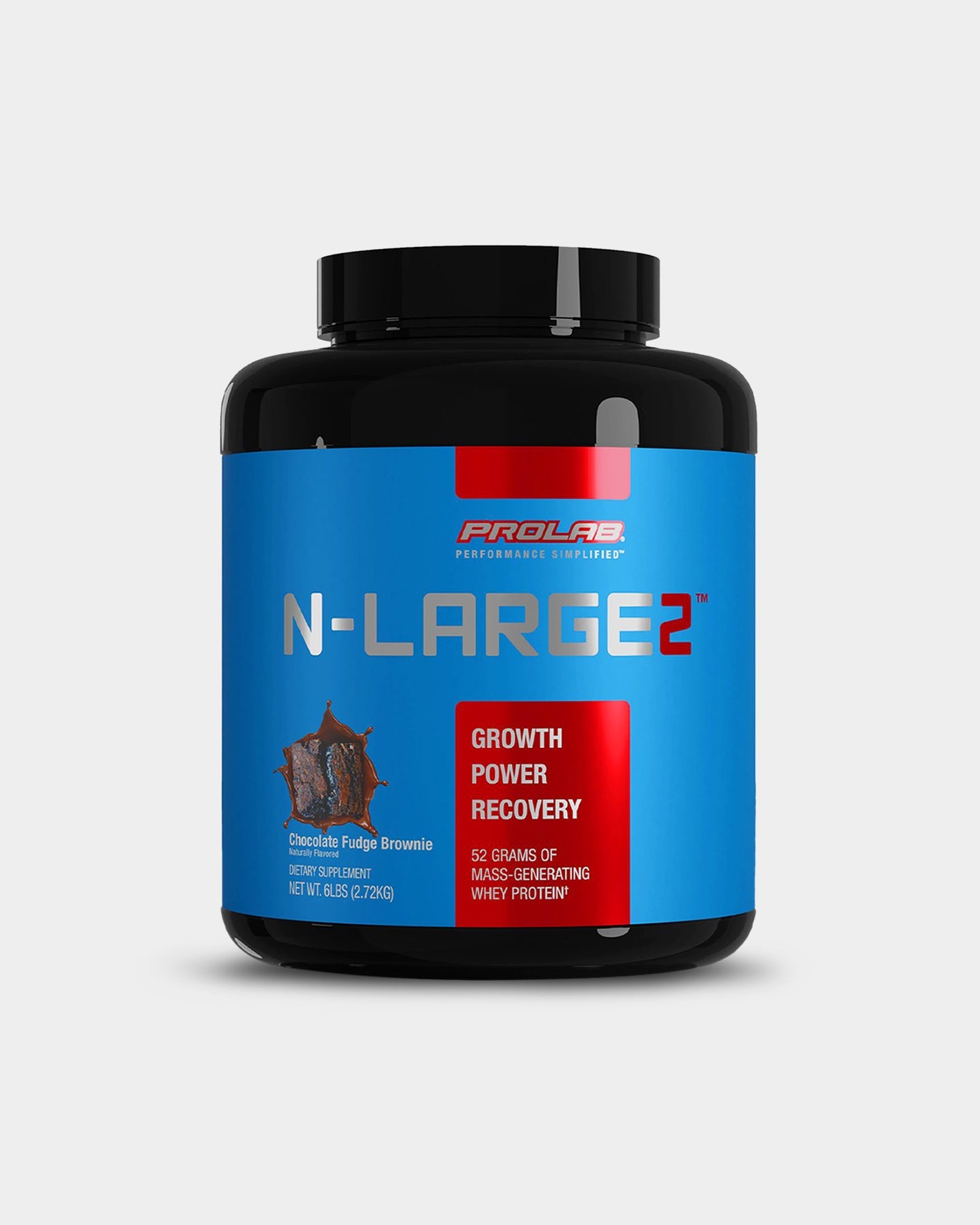 Prolab Nutrition N Large - High Protein Weight Gainer for Muscle Growth & Recovery - Ideal for Bodybuilding, Fitness & Post-Workout Recovery