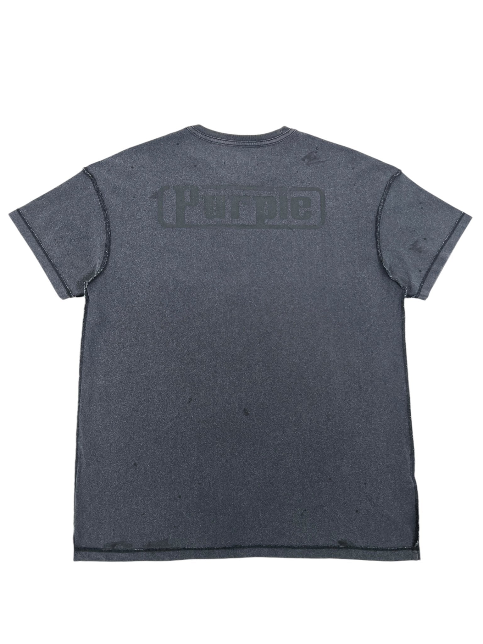 Purple Brand P101 JBCP Textured Inside Out Tee - Black Men's Streetwear T-Shirt for Casual Wear & Urban Fashion
