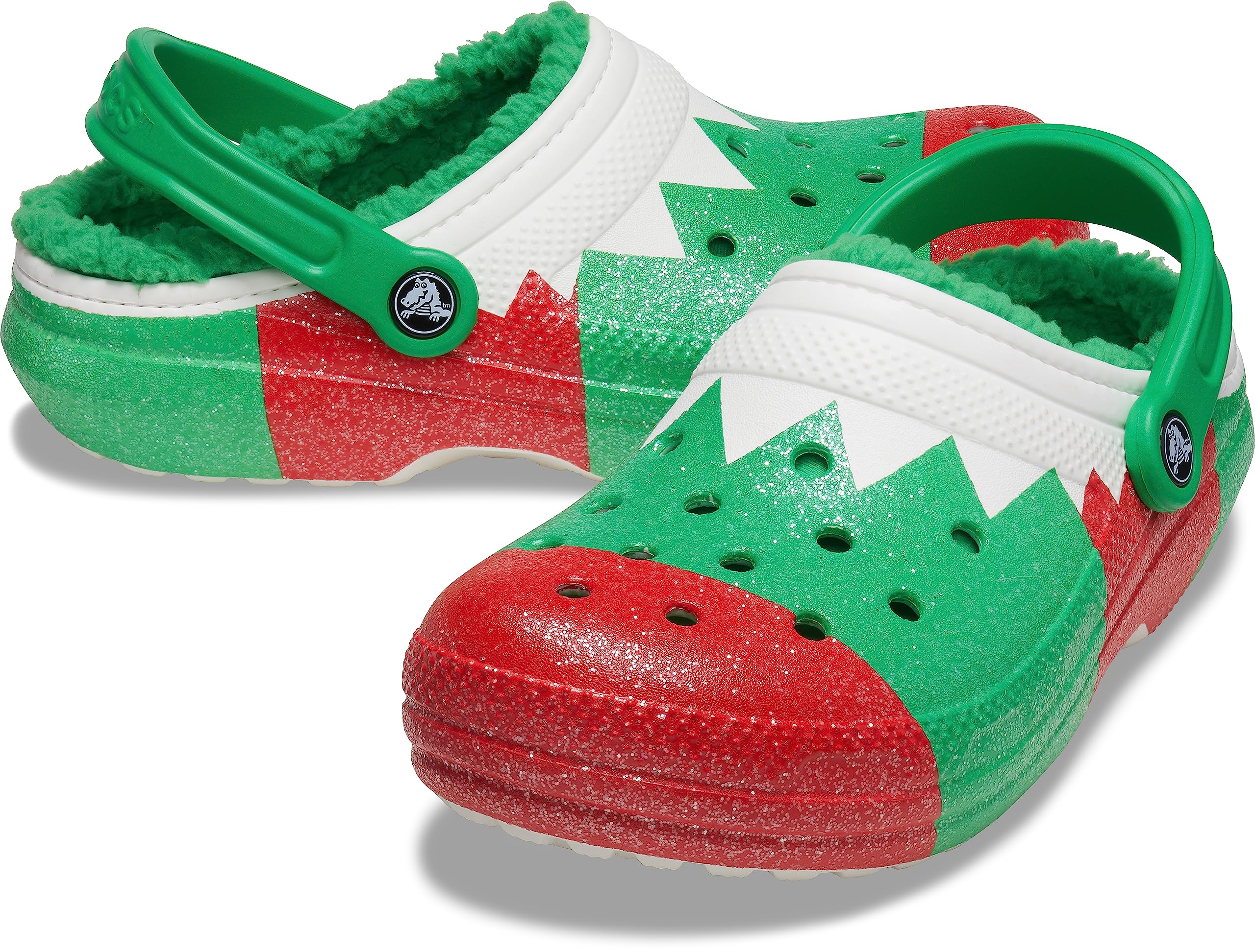 Crocs Unisex-Adult Classic Holiday Lined Clogs - Warm Winter Indoor/Outdoor House Shoes for Men & Women - Perfect for Home, Office, and Casual Wear