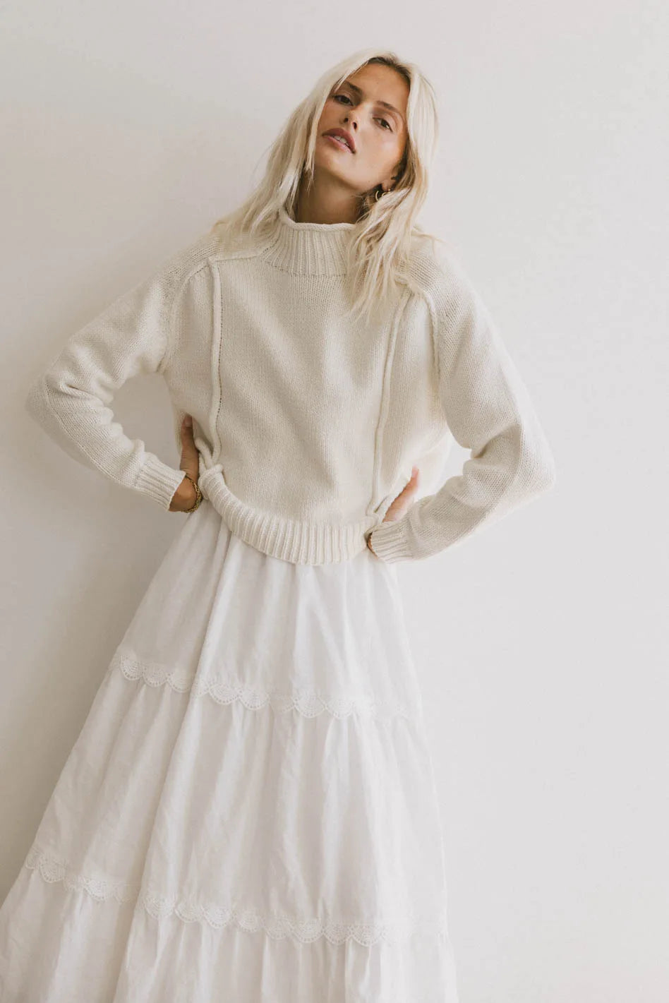 Kerry Knit Sweater Women's Cozy Cable Pullover | Final Sale | Perfect for Fall & Winter Outfits, Office Wear & Casual Weekends