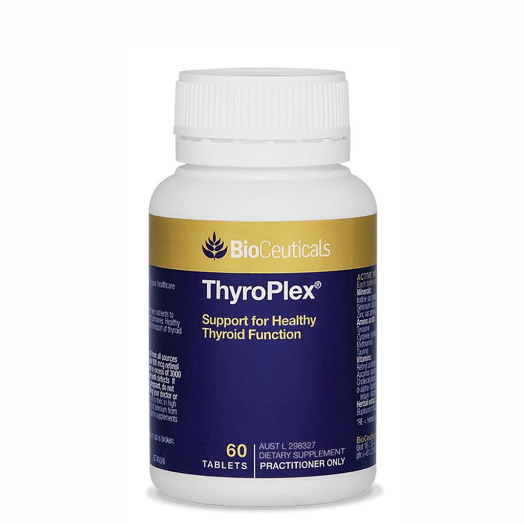 BioCeuticals ThyroPlex Thyroid Support Supplement - Natural Thyroid Gland Support for Energy & Metabolism - Ideal for Hypothyroidism & Hashimoto's Relief (60 Capsules) | Boost Energy, Improve Focus & Support Healthy Weight Management