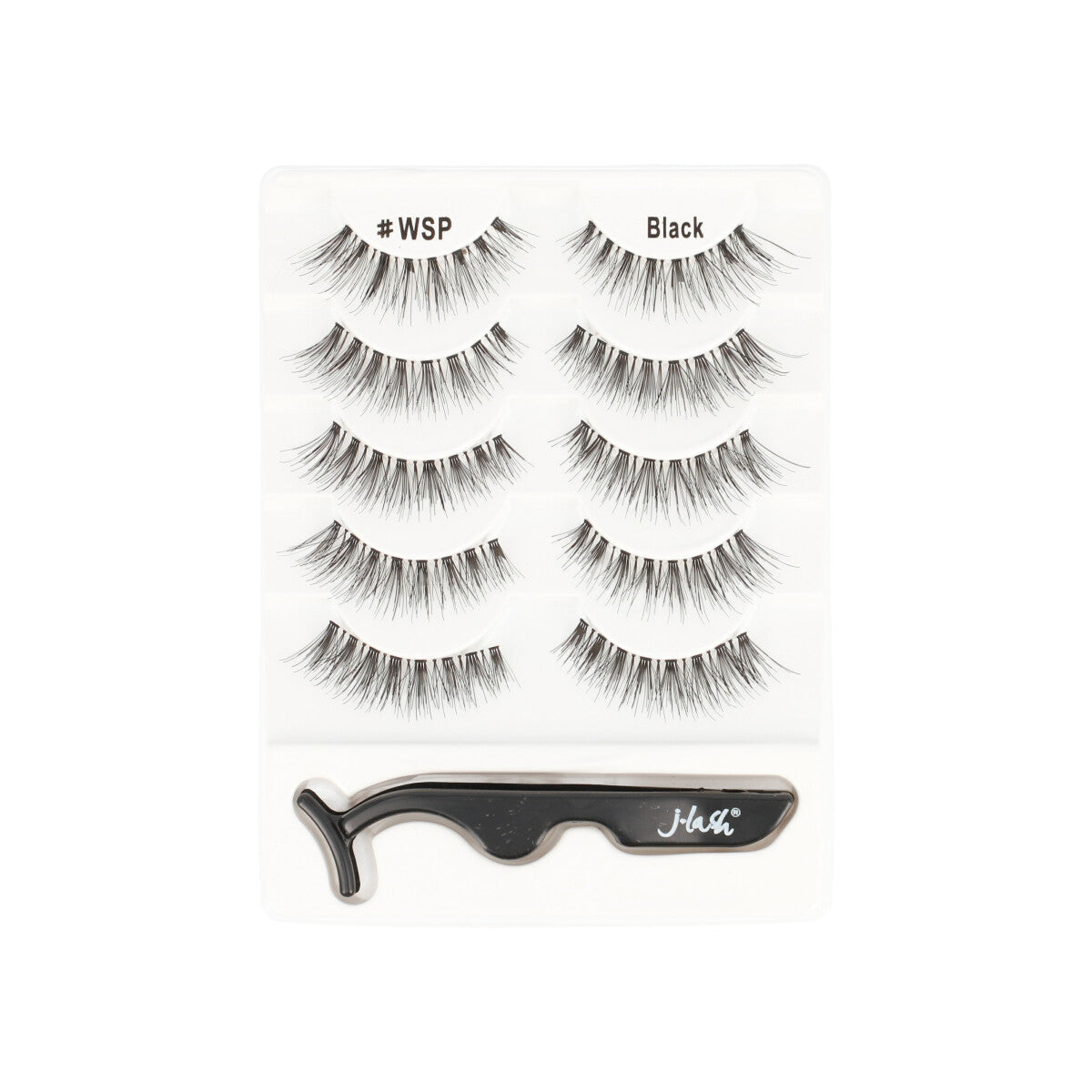 J WSP Multipack False Eyelashes with Applicator – Natural & Dramatic Styles for Everyday Wear, Parties & Special Occasions