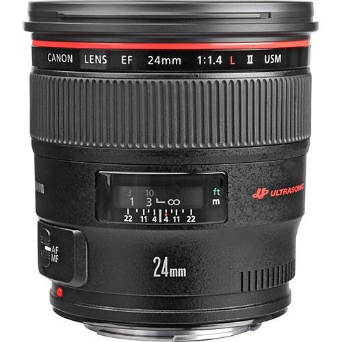 Canon EF 24mm f/1.4L II USM Wide Angle Lens for Photography - Perfect for Low Light, Landscapes & Street Photography
