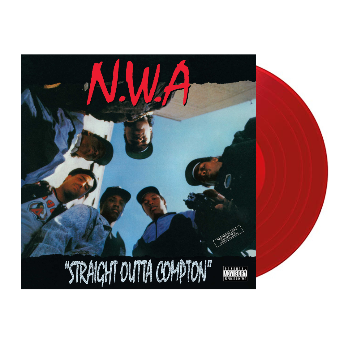 Straight Outta Compton Vinyl Record (Red LP) - Limited Edition Hip Hop Music for Collectors & Home DJs