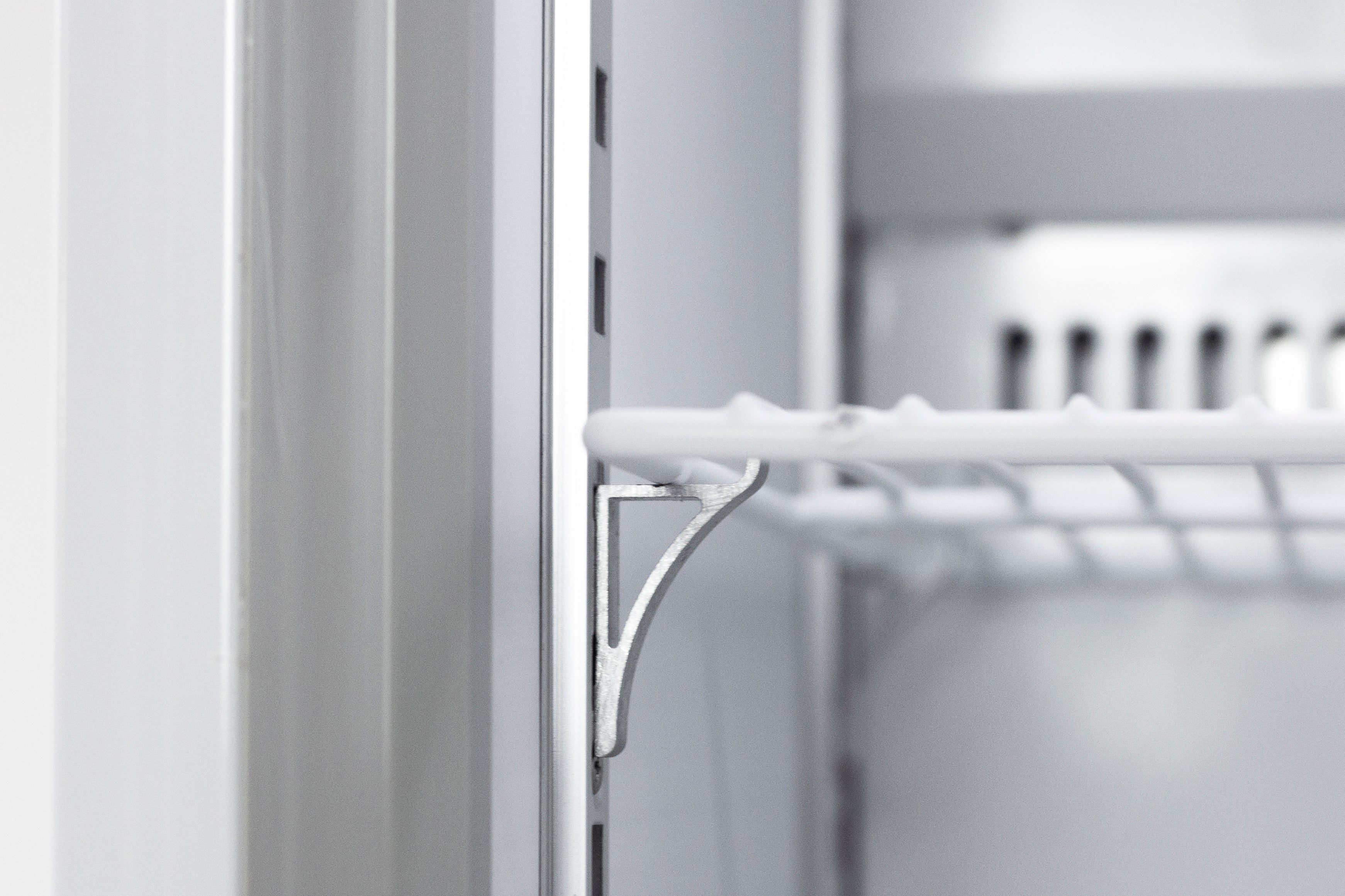 24 Cu. Ft. Glass Door Upright Refrigerator - Energy Efficient Stainless Steel Commercial Fridge for Restaurants, Bars, and Home Kitchens